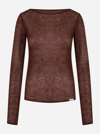 Maglia Pauline in lightwool Marrone