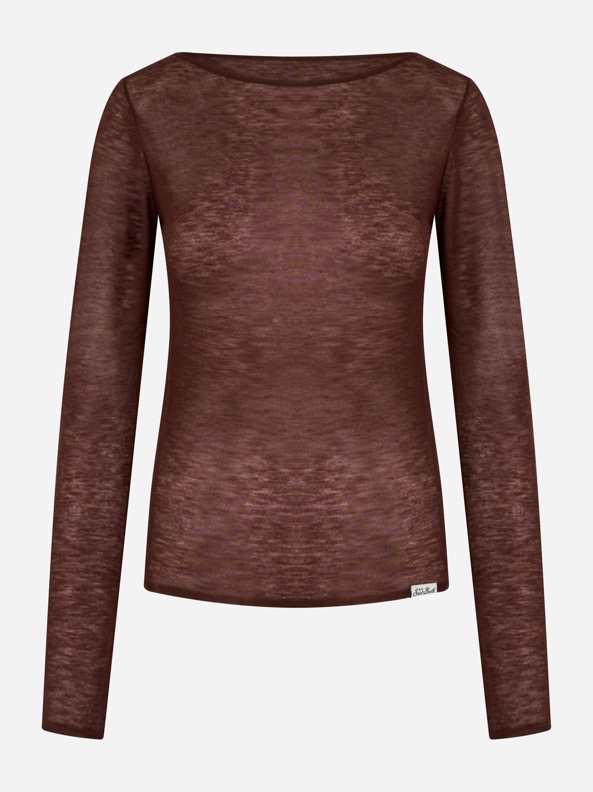 Maglia Pauline in lightwool Marrone