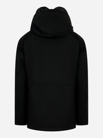 Piumino tecnico con cappuccio Nero