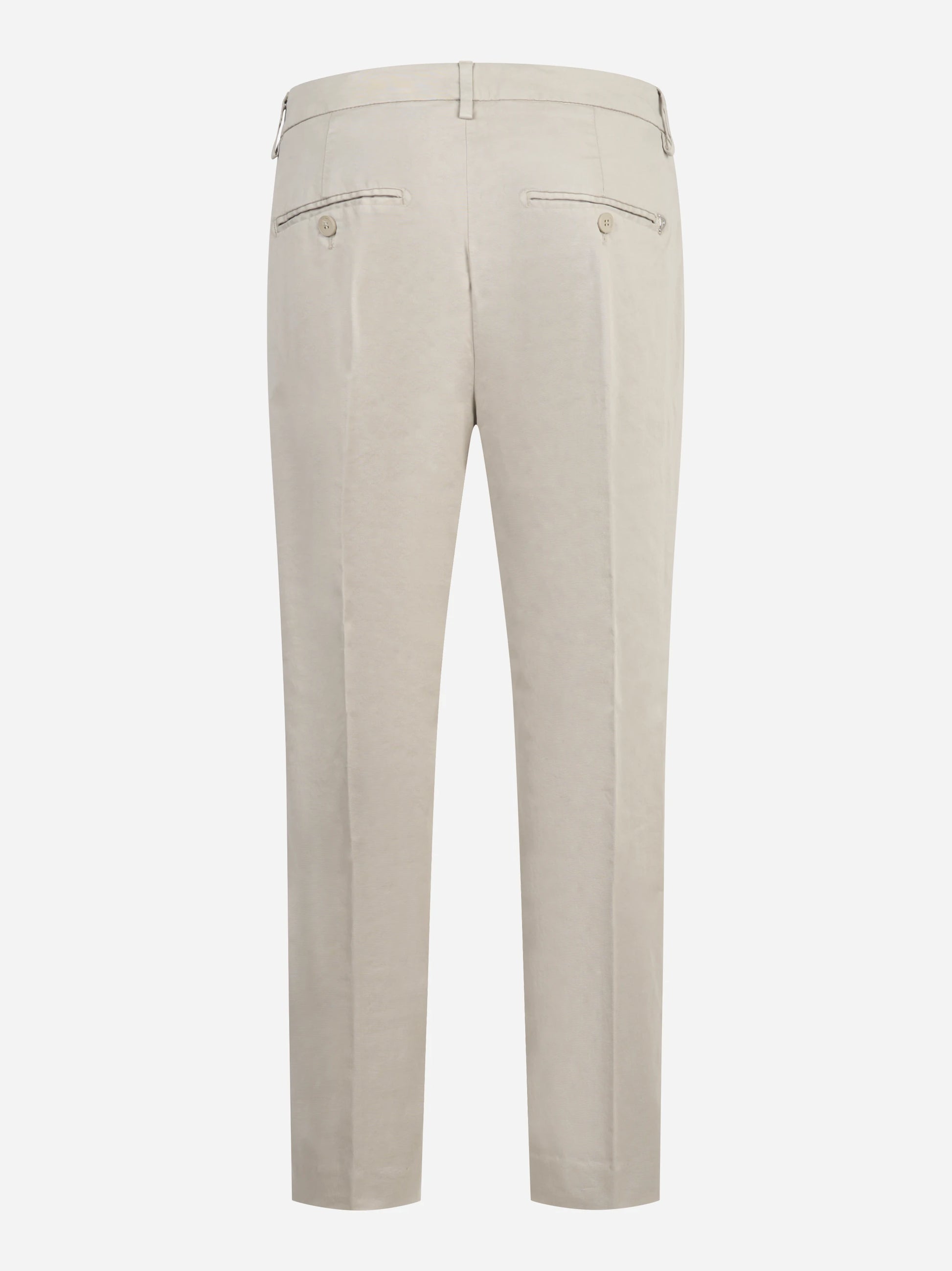 Pantalone Nima loose fit in cotone stretch beige