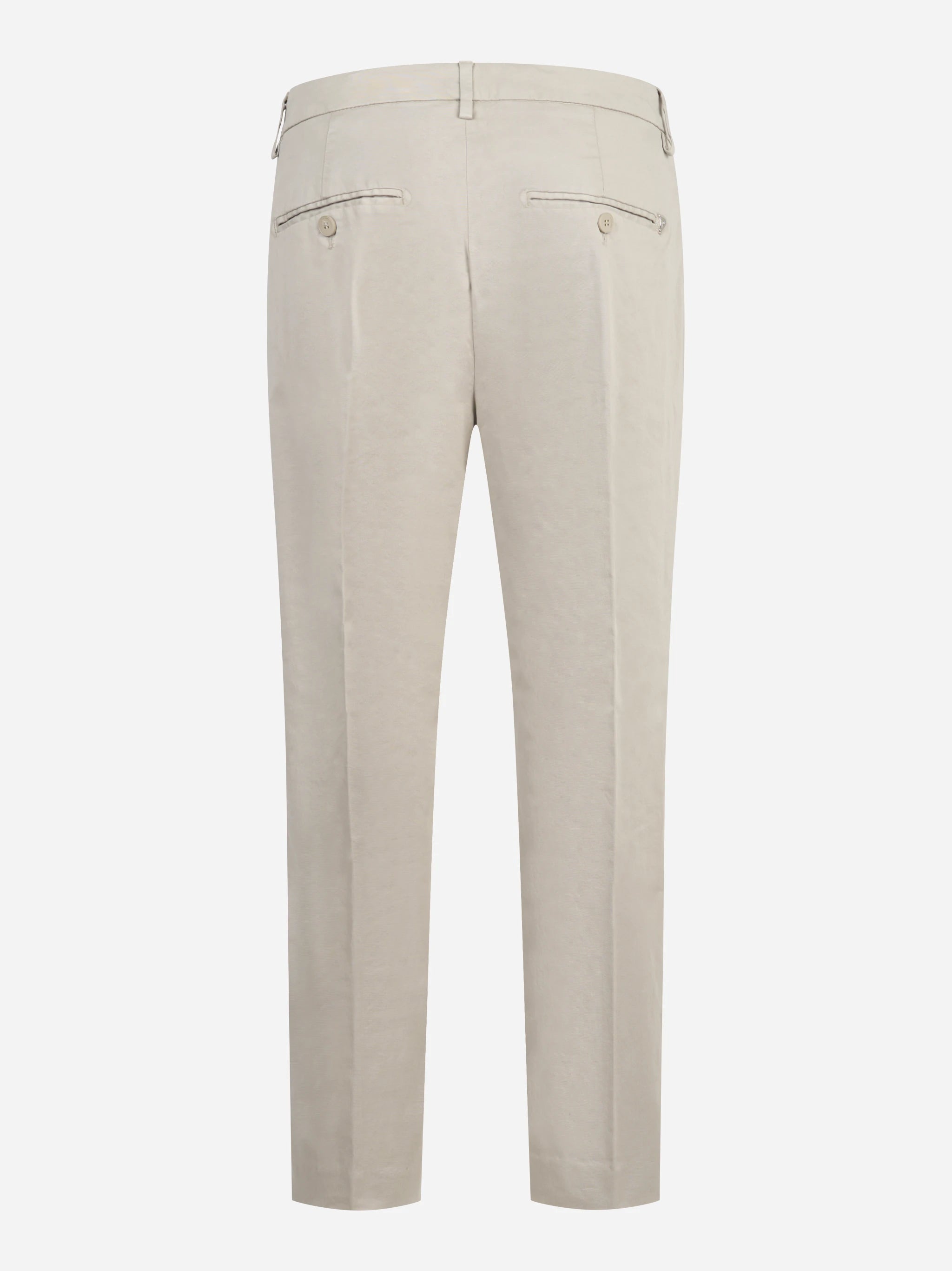 Pantalone Nima loose fit in cotone stretch beige