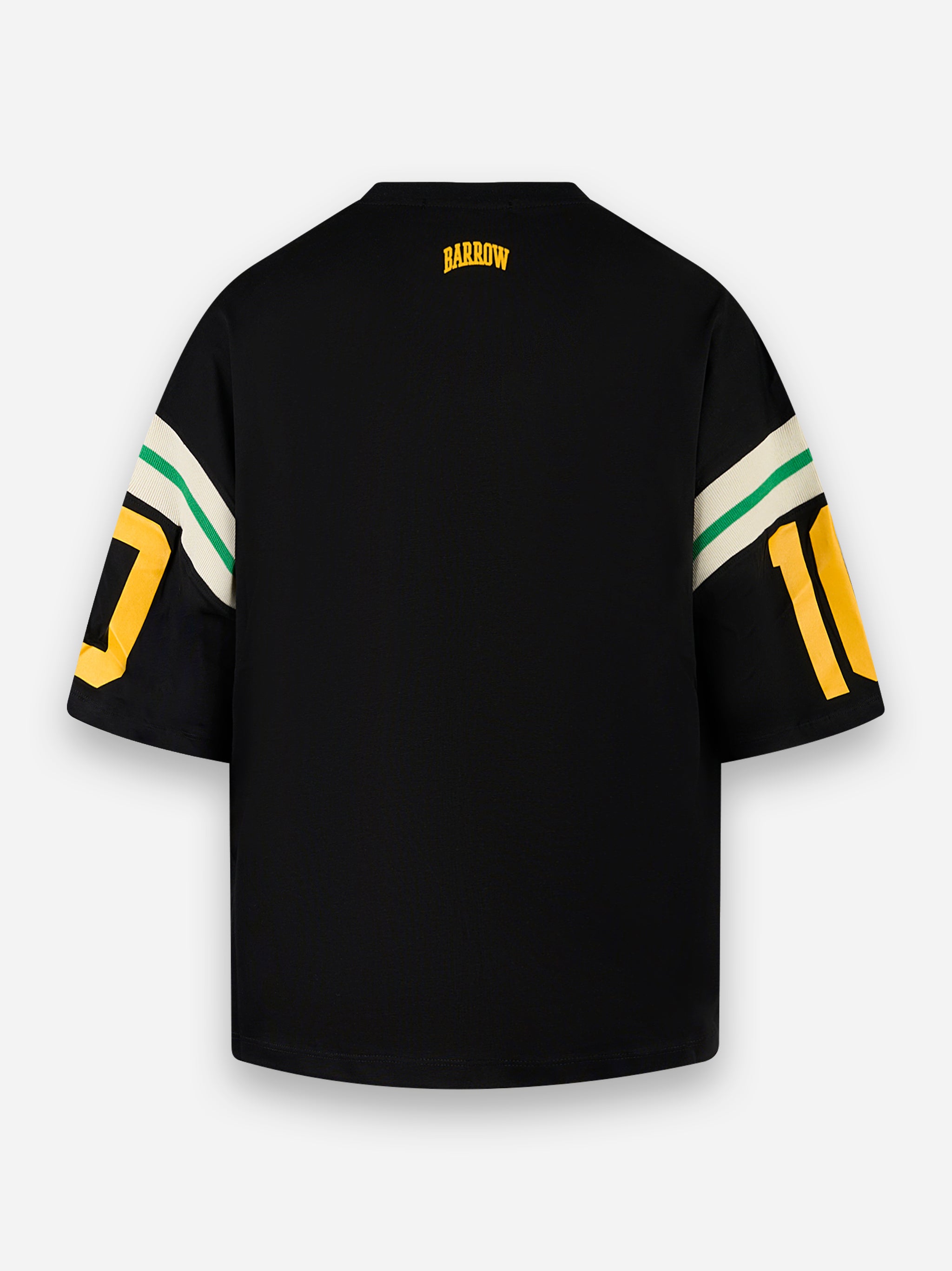 T-shirt con stampa logo Nero