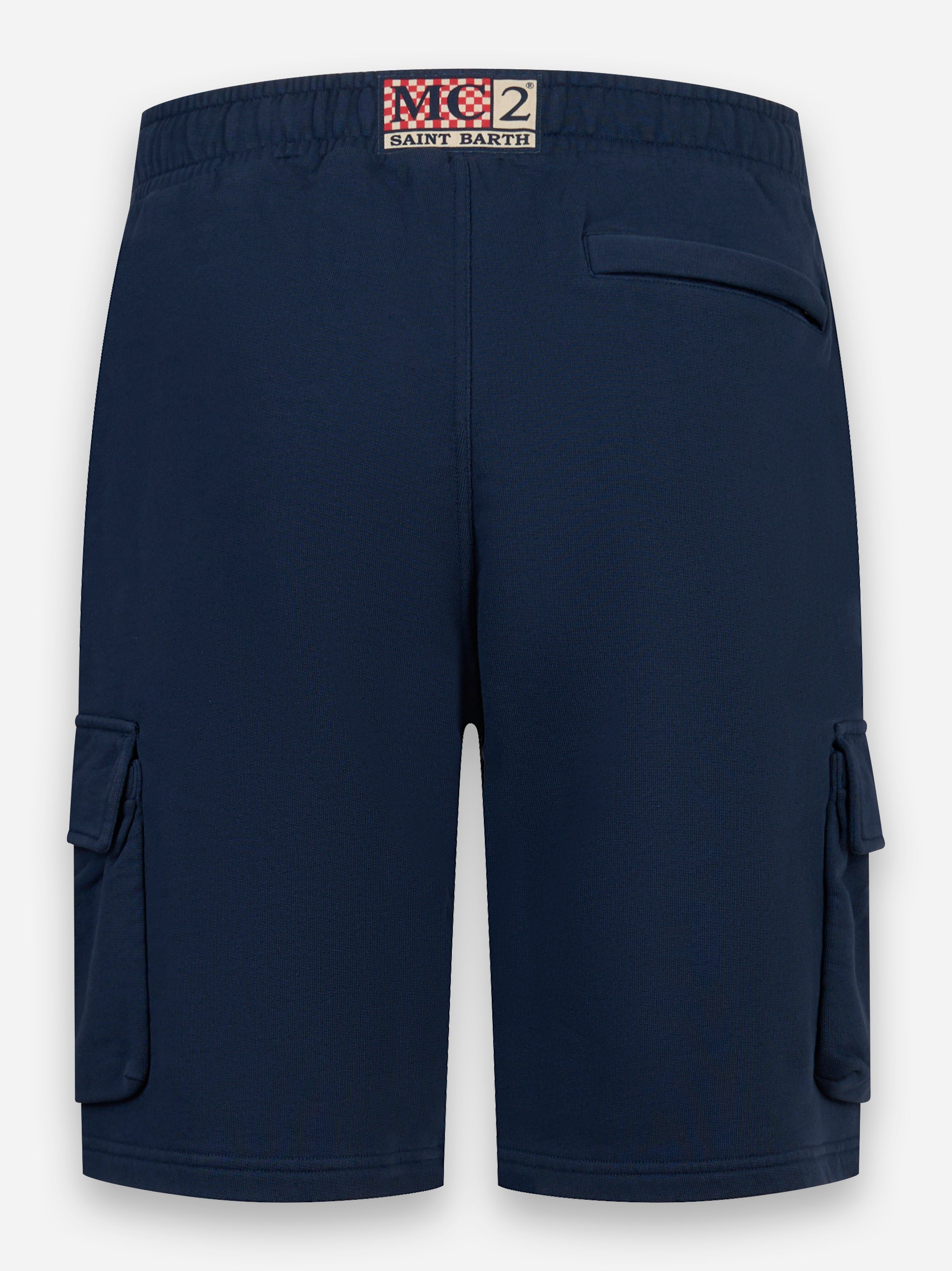 Shorts cargo Cargy in jersey di cotone Blu