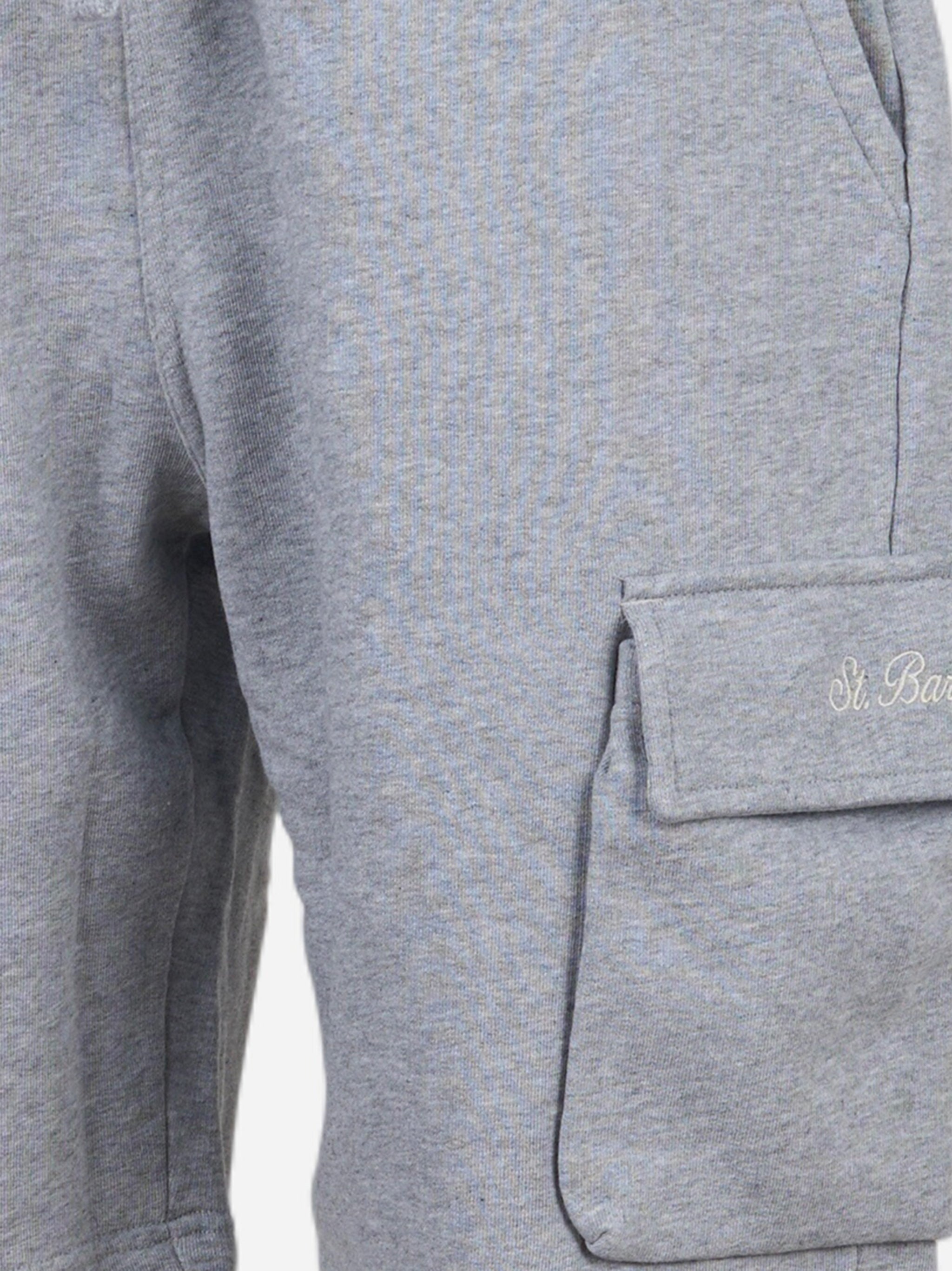 Shorts cargo Cargy in jersey di cotone Grigio