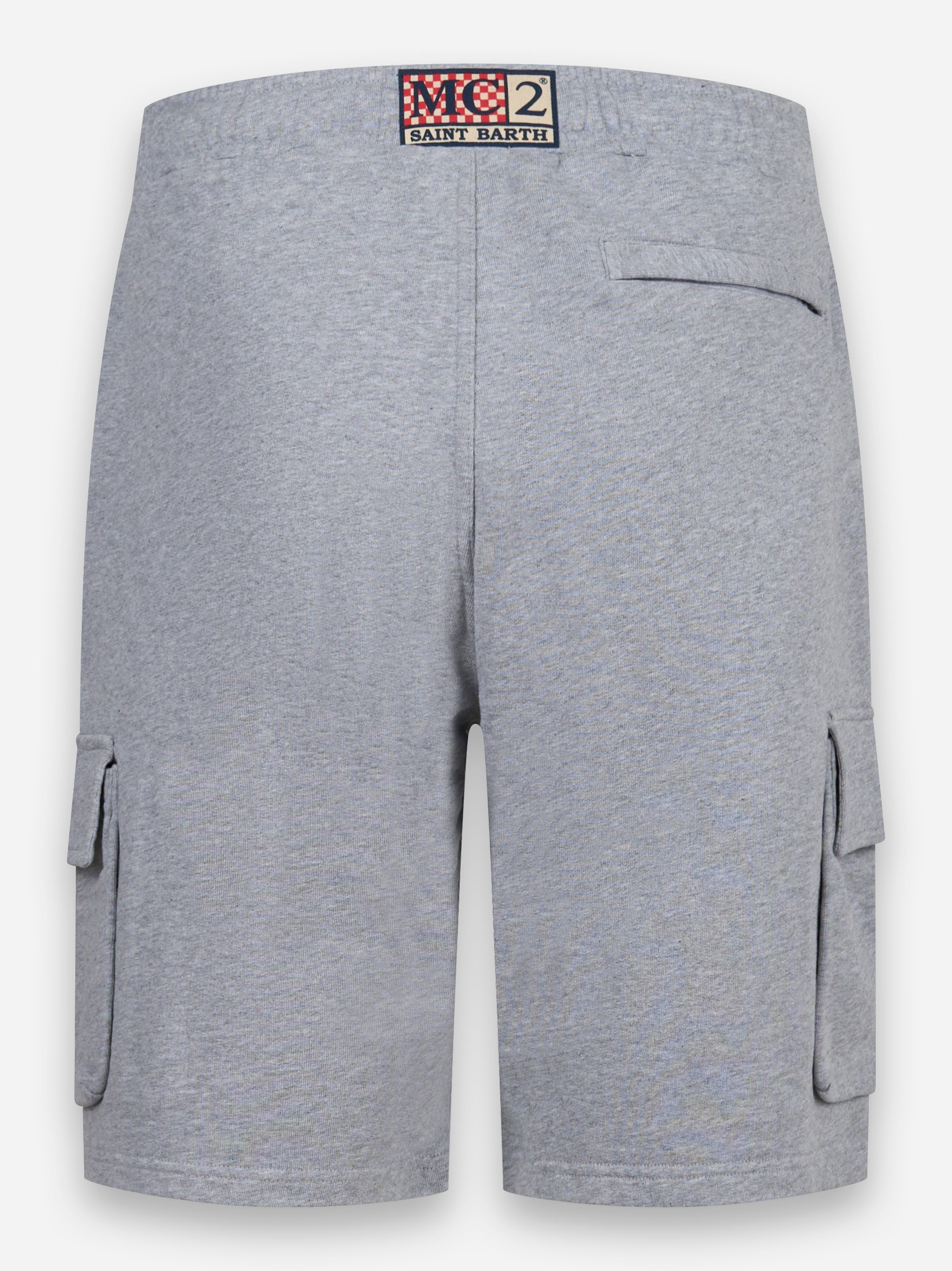 Shorts cargo Cargy in jersey di cotone Grigio