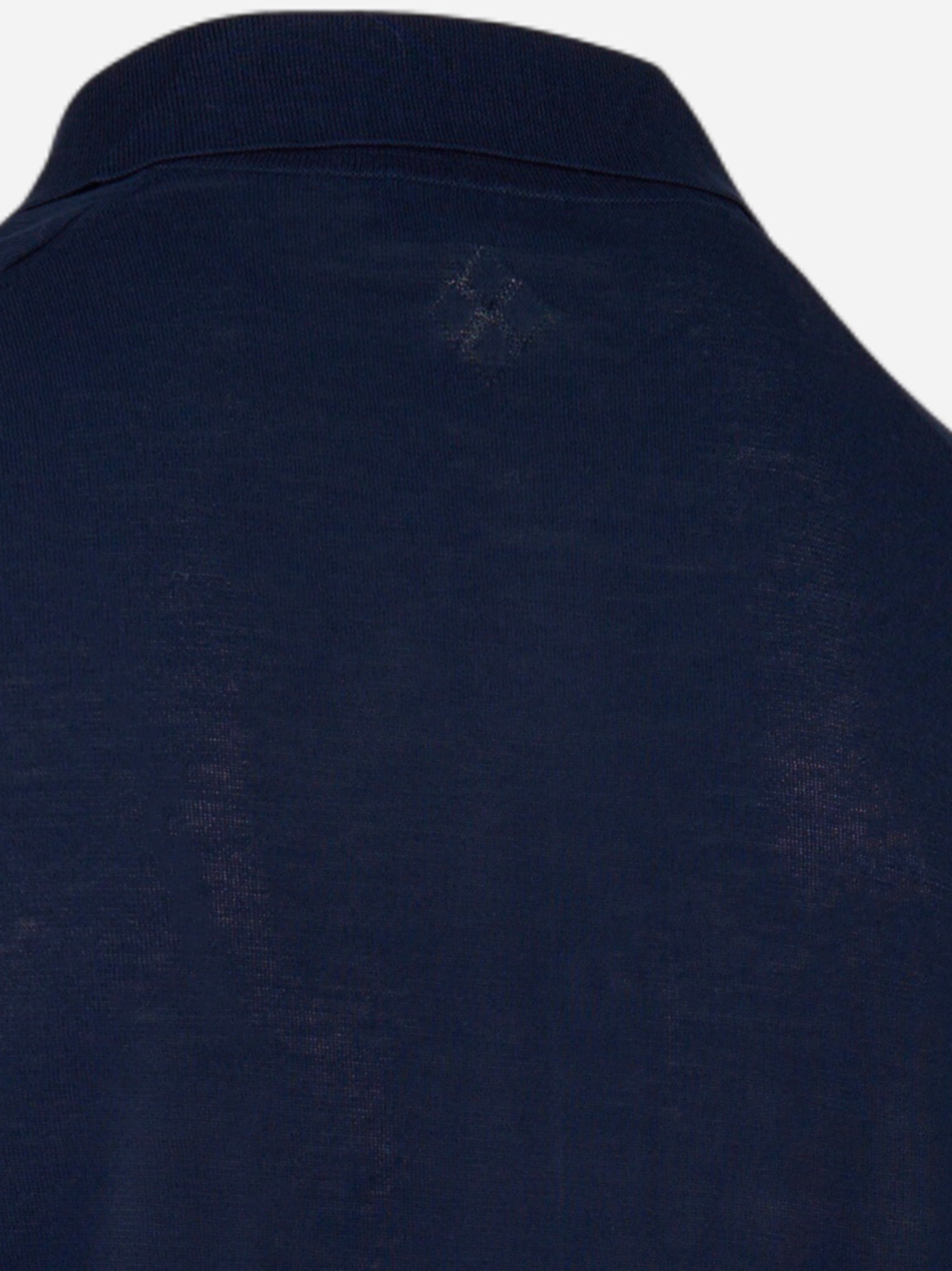 Polo bowling in cotone Blu