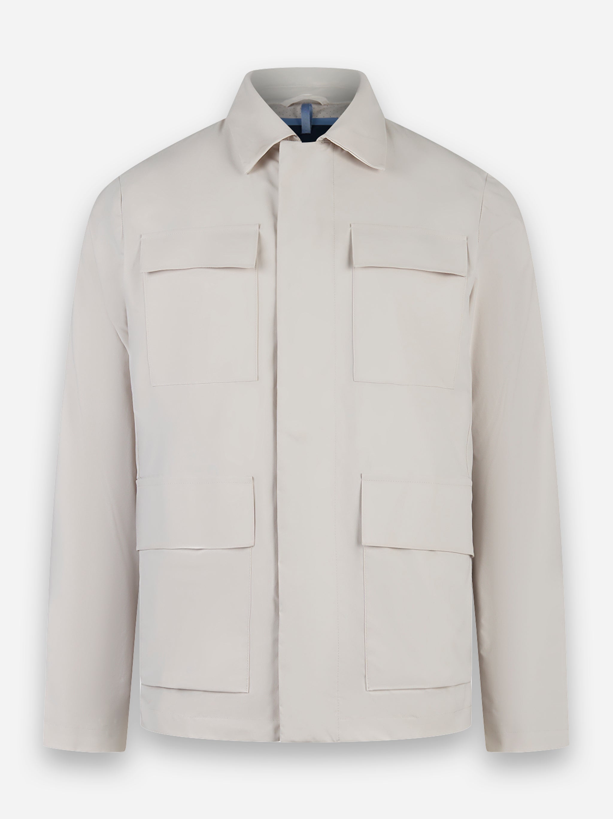 Field Jacket in tessuto tecnico Kasugai Beige