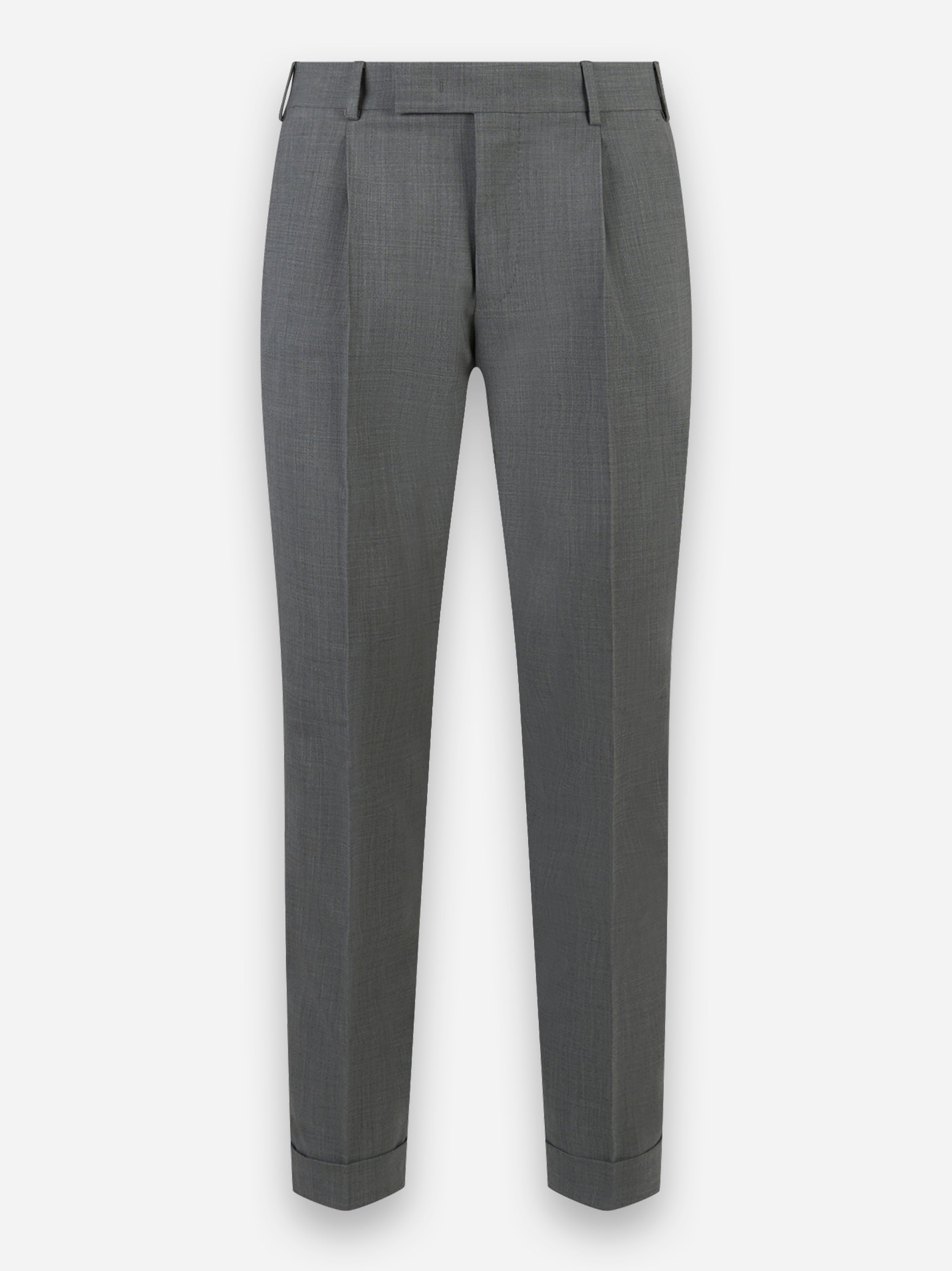 Pantalone Rebel con una pince in lana stretch Grigio