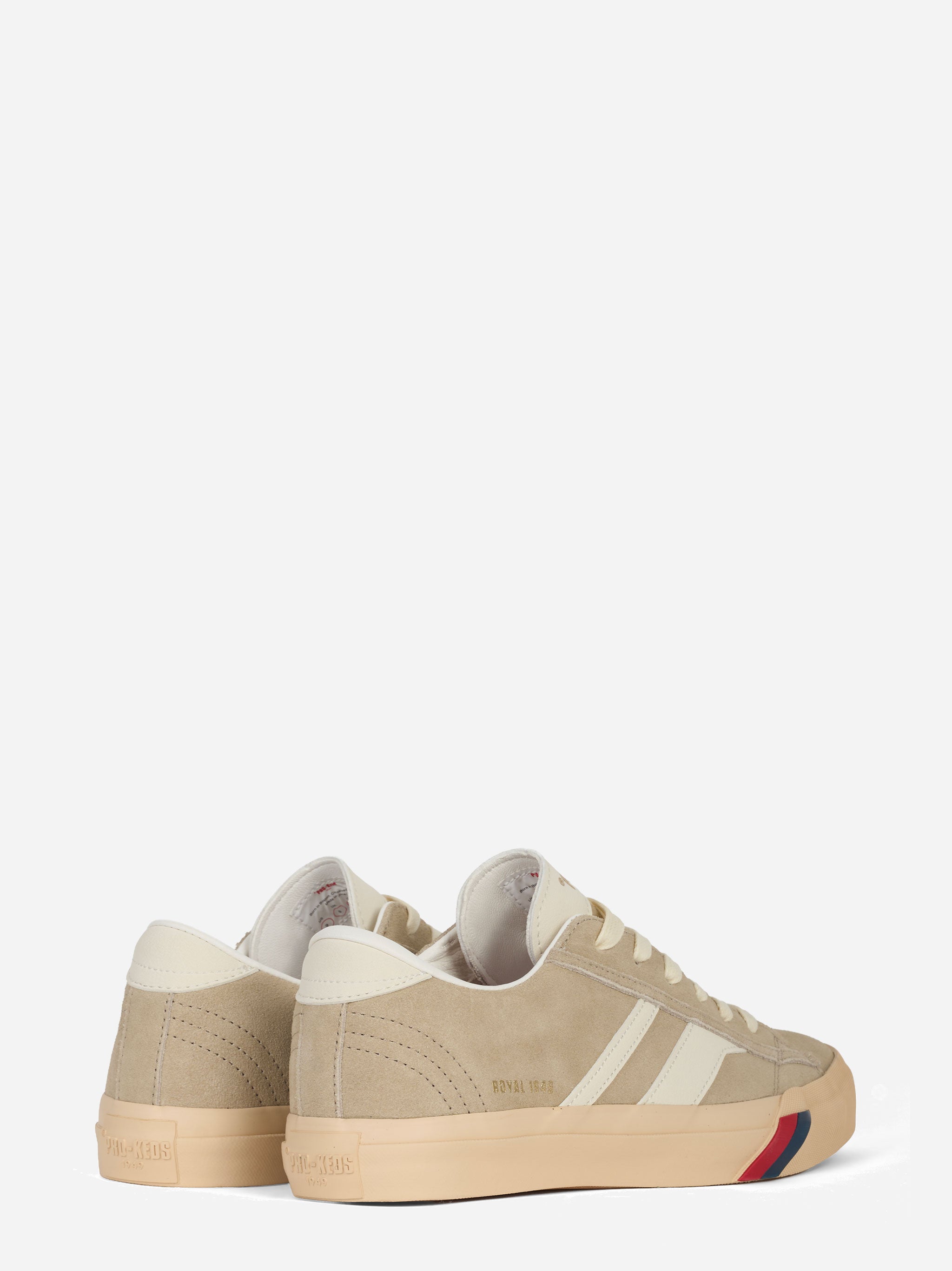 Sneakers Royal Classic in suede beige