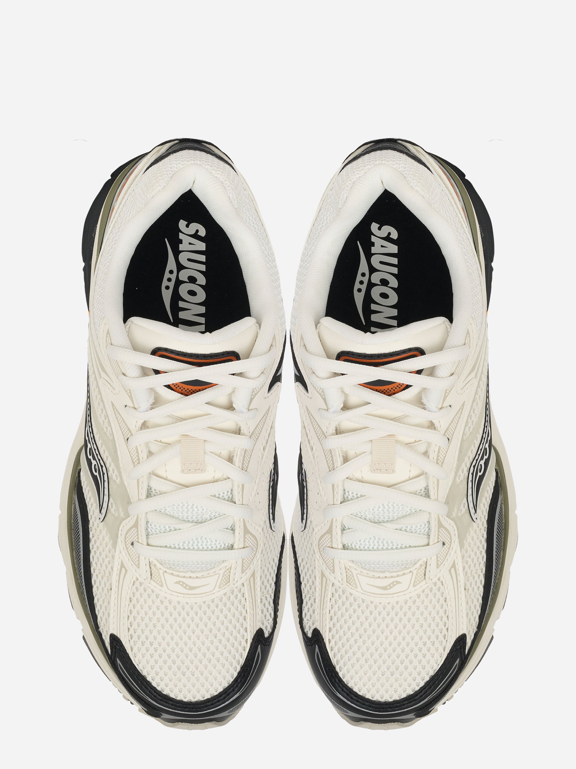 Sneakers Progrid Omni 9 in pelle e tela beige