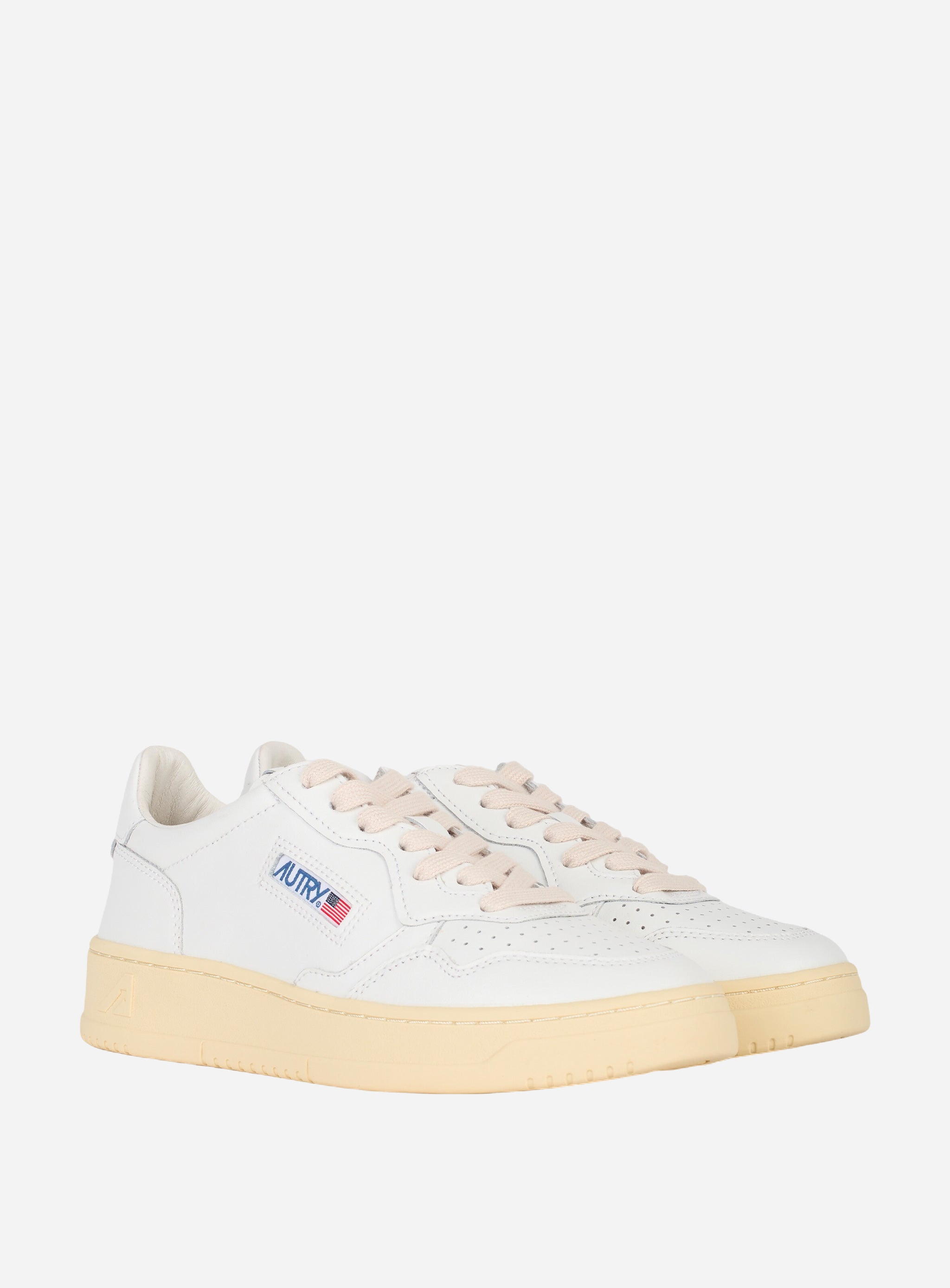 SNEAKERS MEDALIST LOW IN PELLE Bianco