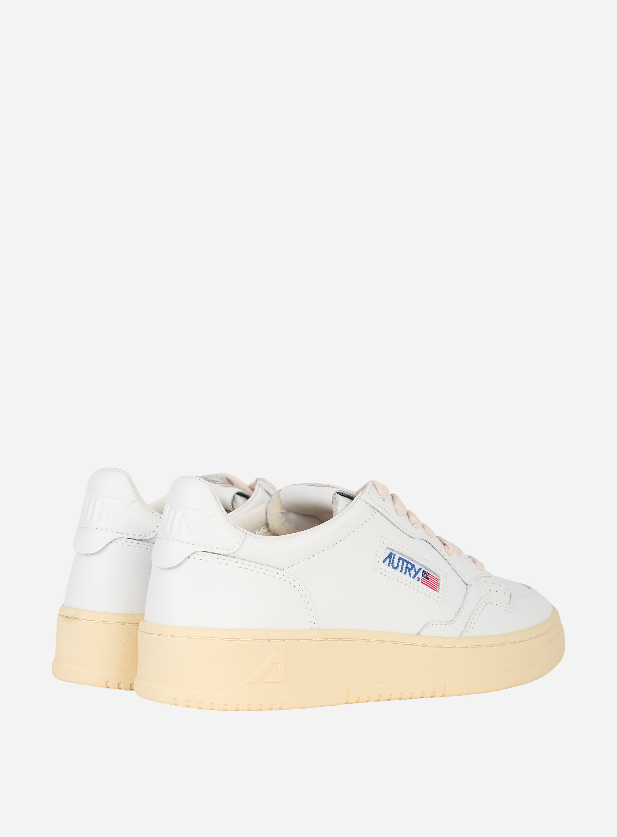 SNEAKERS MEDALIST LOW IN PELLE Bianco