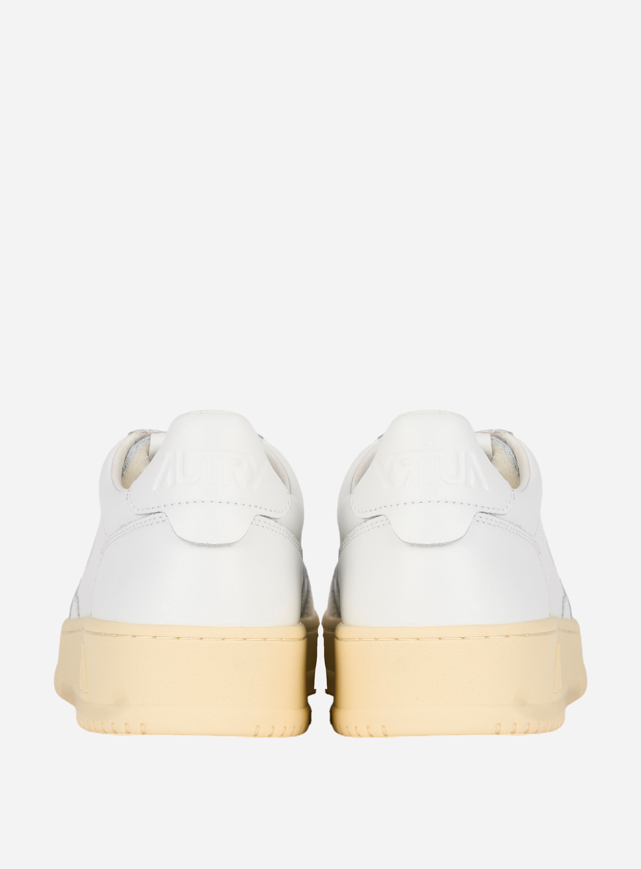 SNEAKERS MEDALIST LOW IN PELLE COLORE Bianco