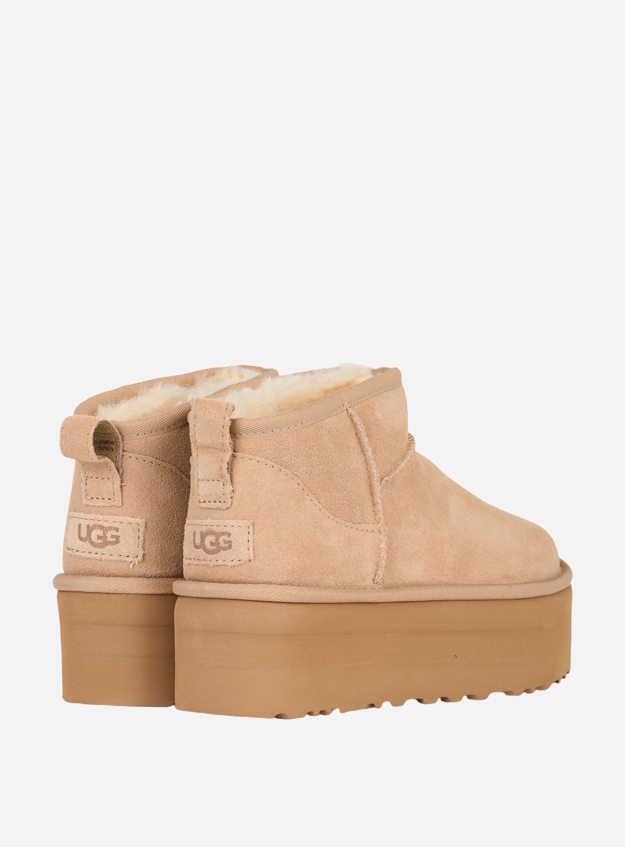 Stivale Classic Ultra Mini Platform Beige