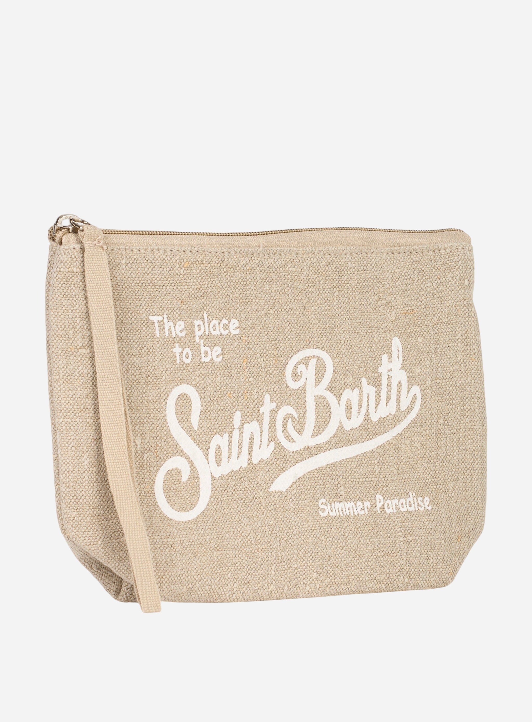 Pochette Aline in linno Beige