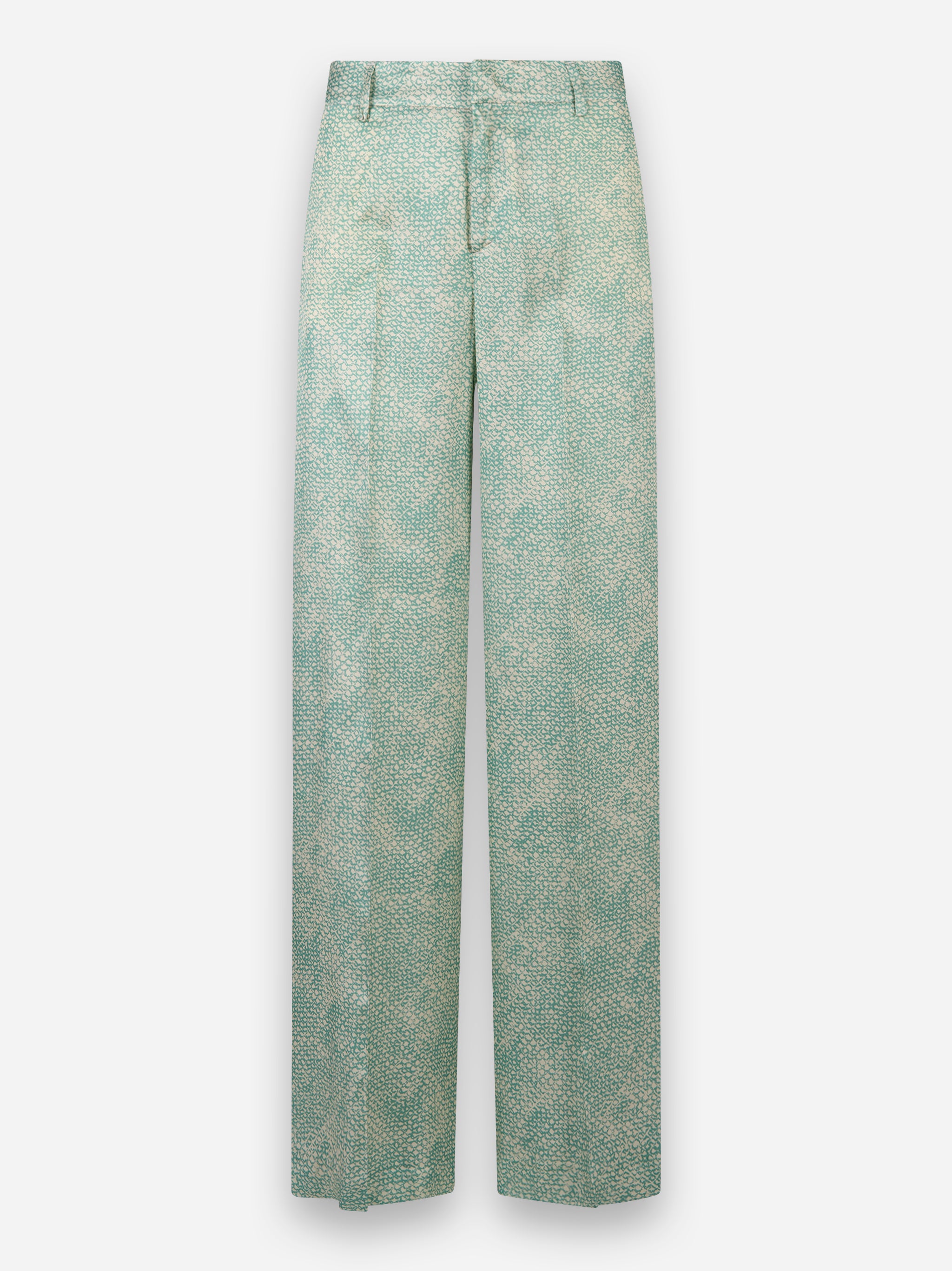Pantalone Lorenza in viscosa Verde