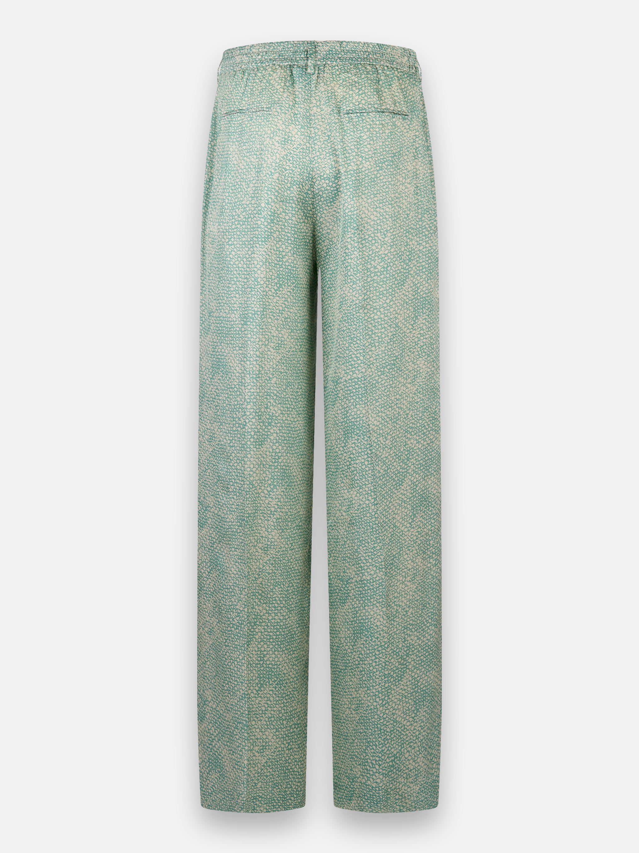 Pantalone Lorenza in viscosa Verde