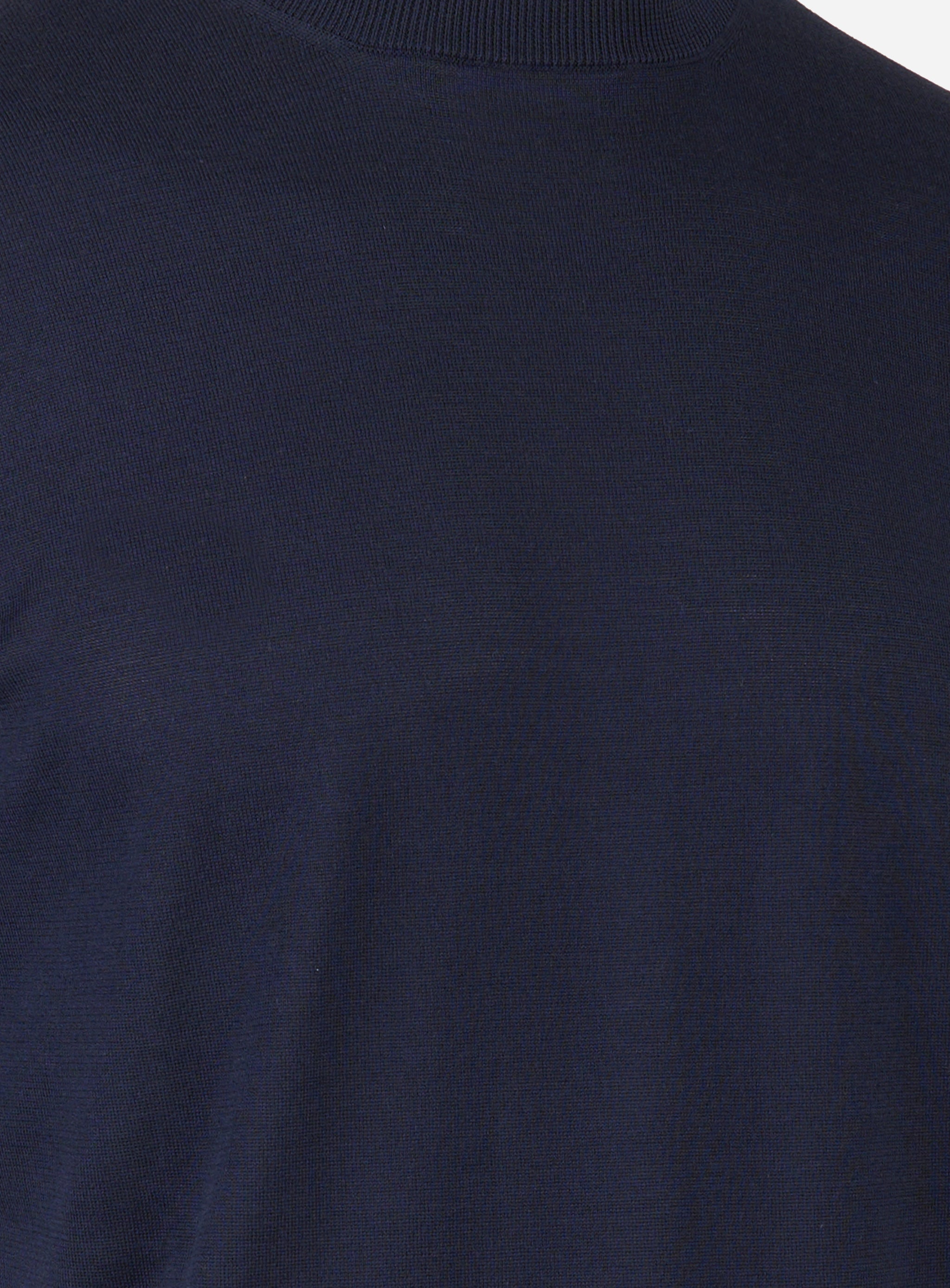 Maglia girocollo maniche corte finezza 18 Blu