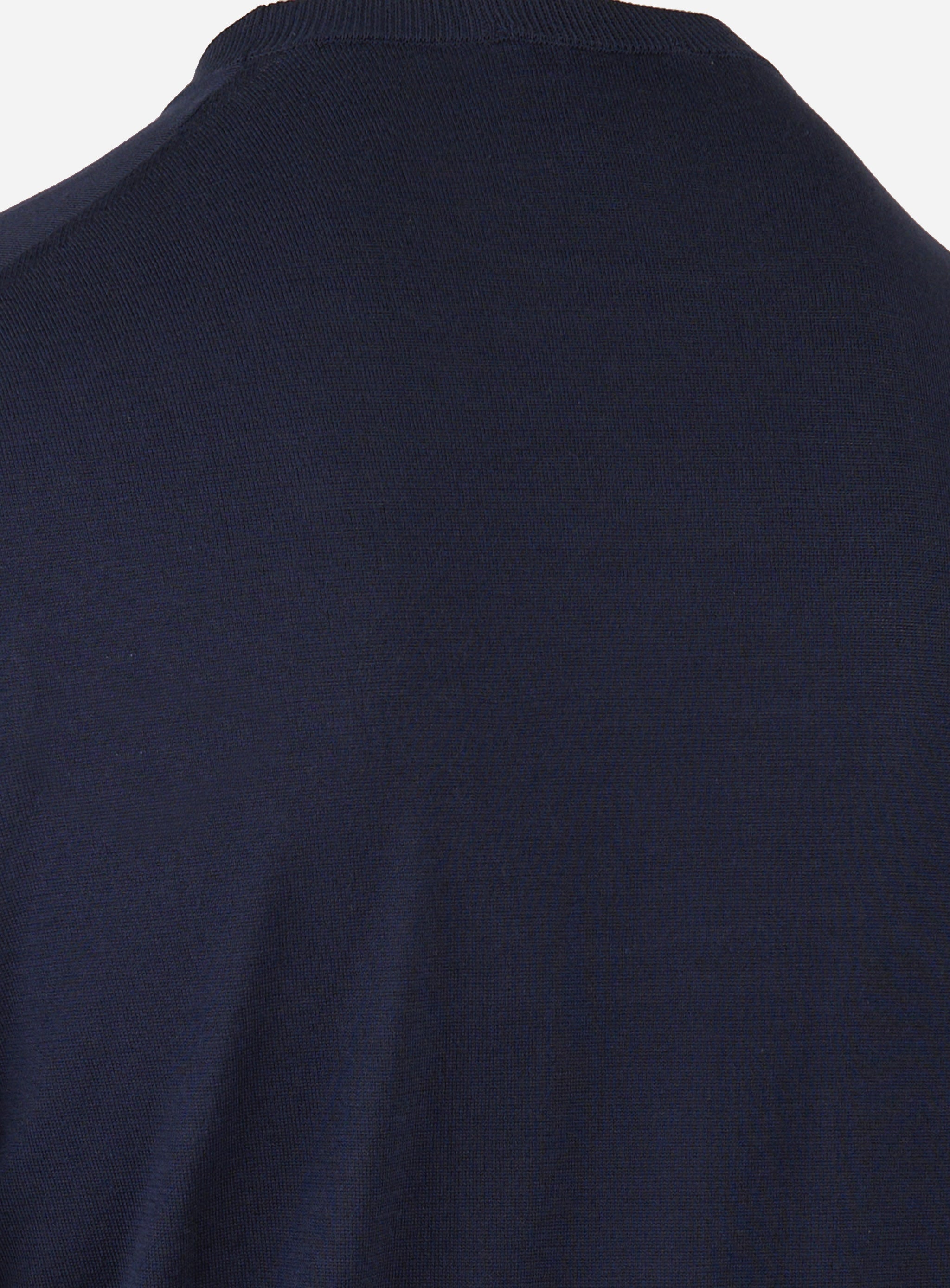 Maglia girocollo maniche corte finezza 18 Blu