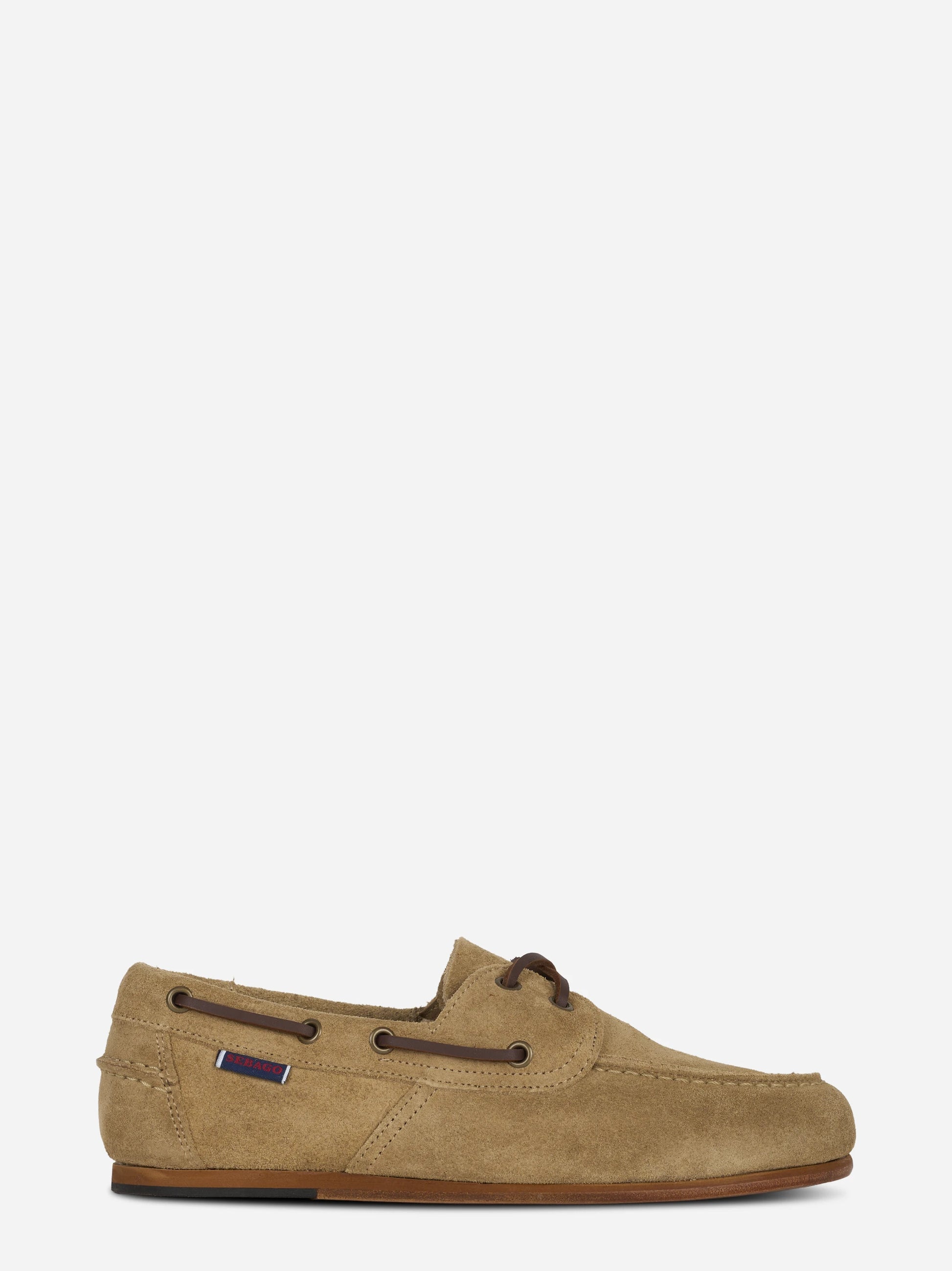 Scarpa da barca Owen in suede beige