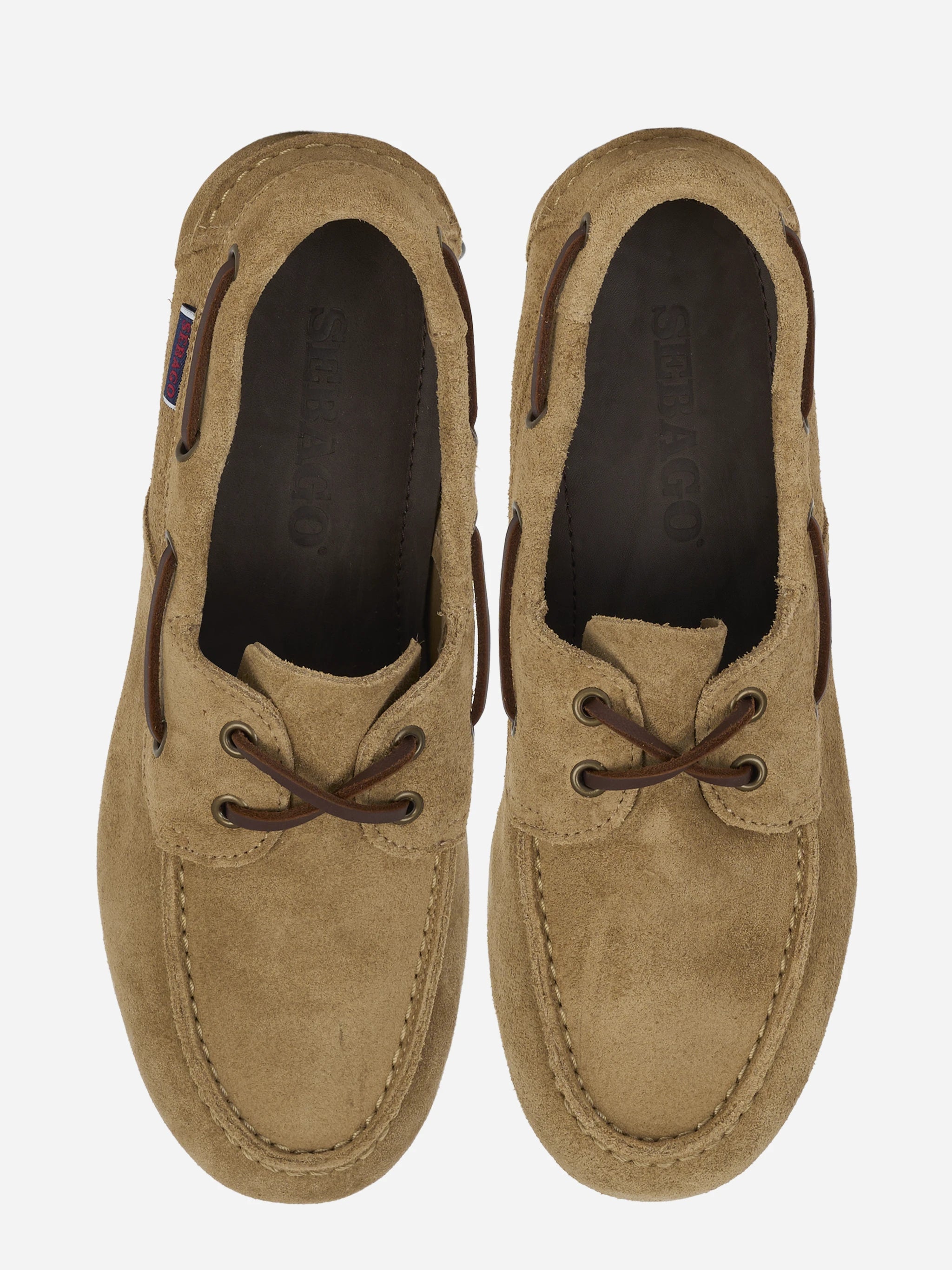 Scarpa da barca Owen in suede beige