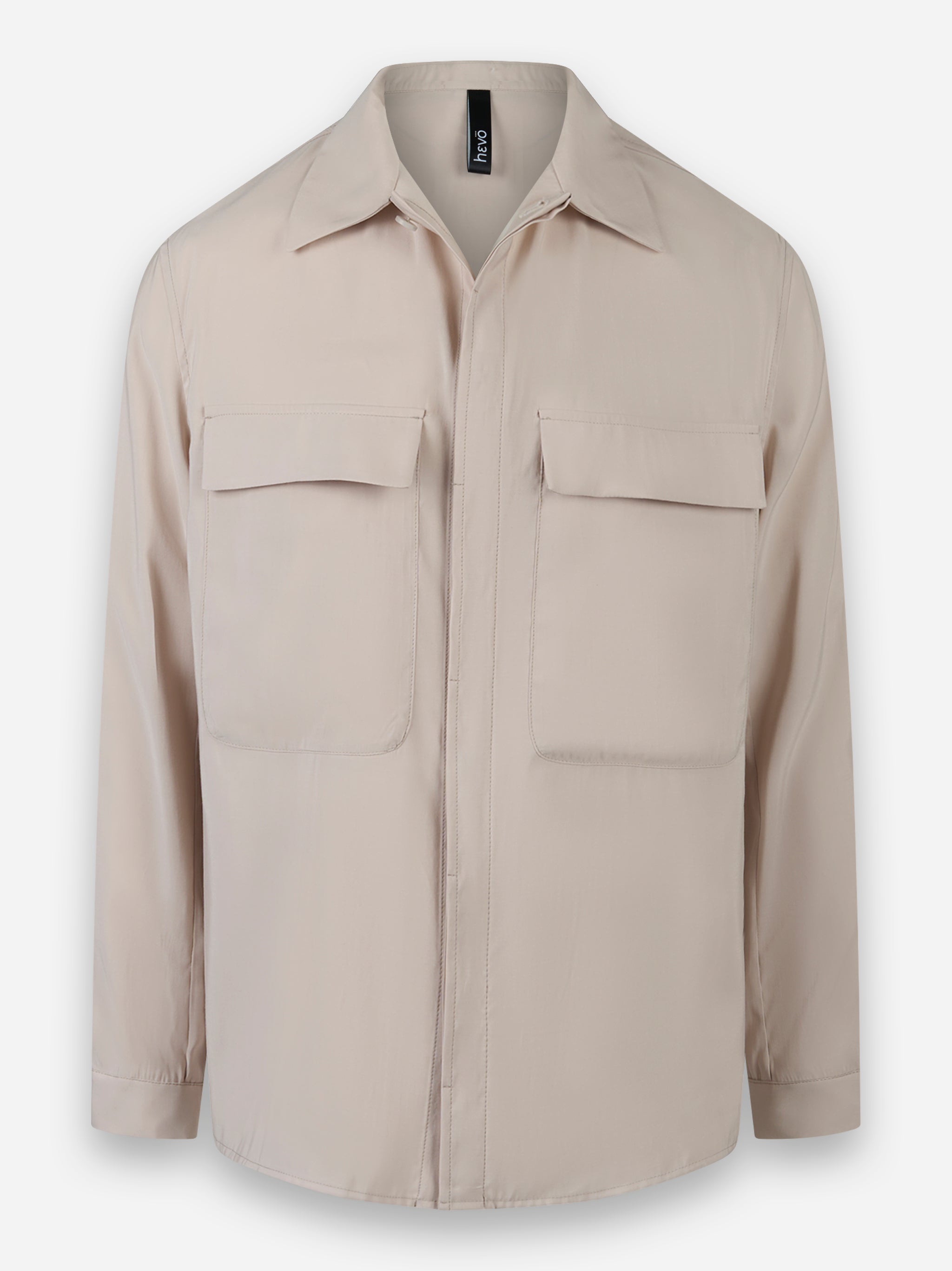 Camicia in viscosa Beige