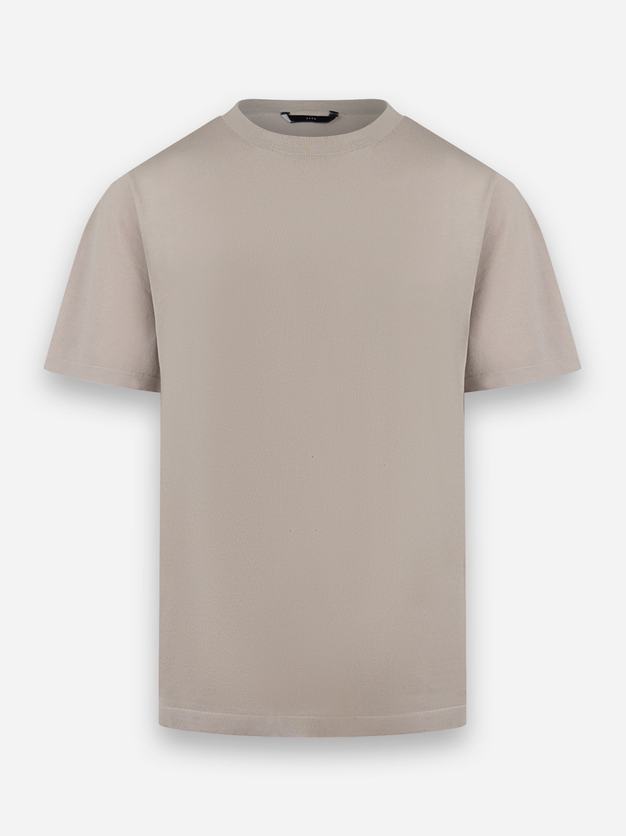 Maglia manica corta loose fit Beige