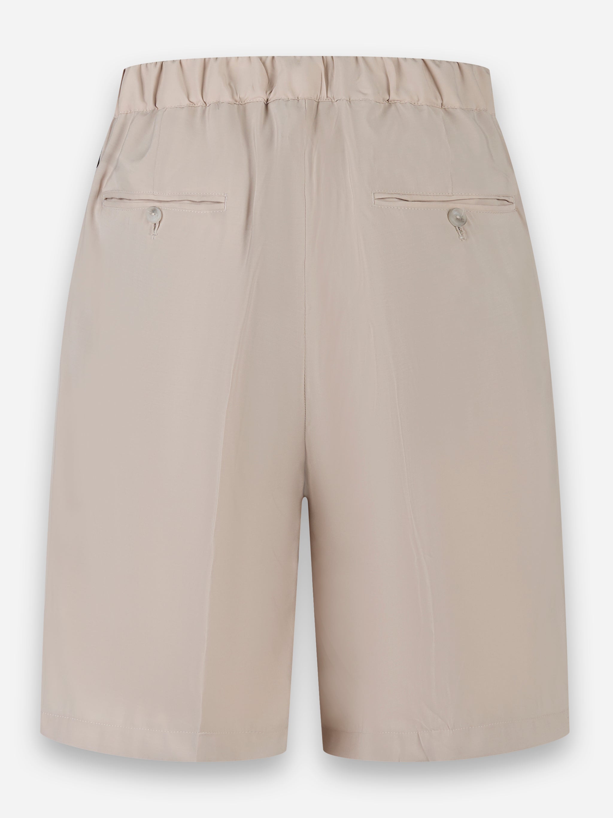 Shorts in viscosa Beige