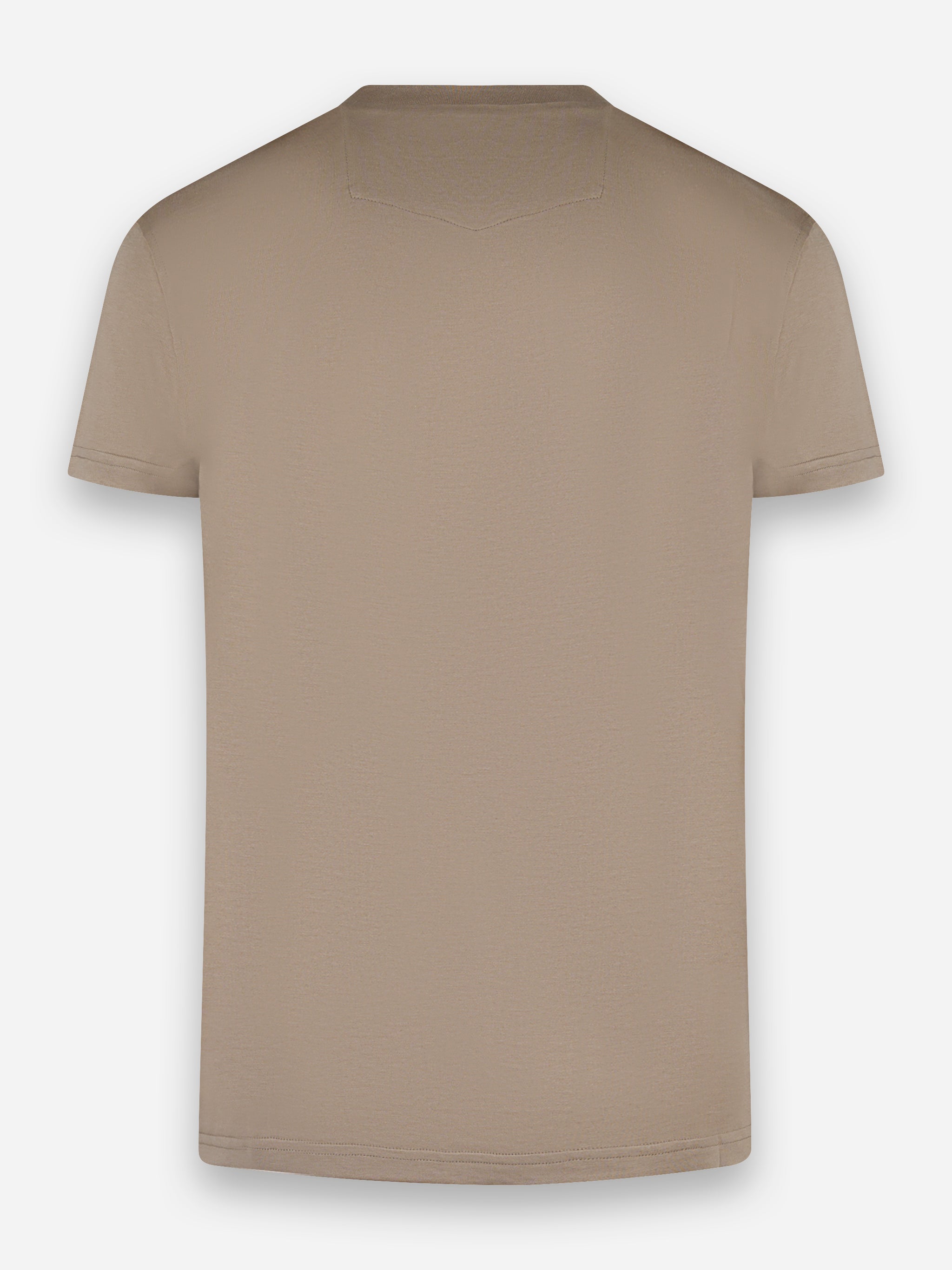 T-shirt girocollo Beige