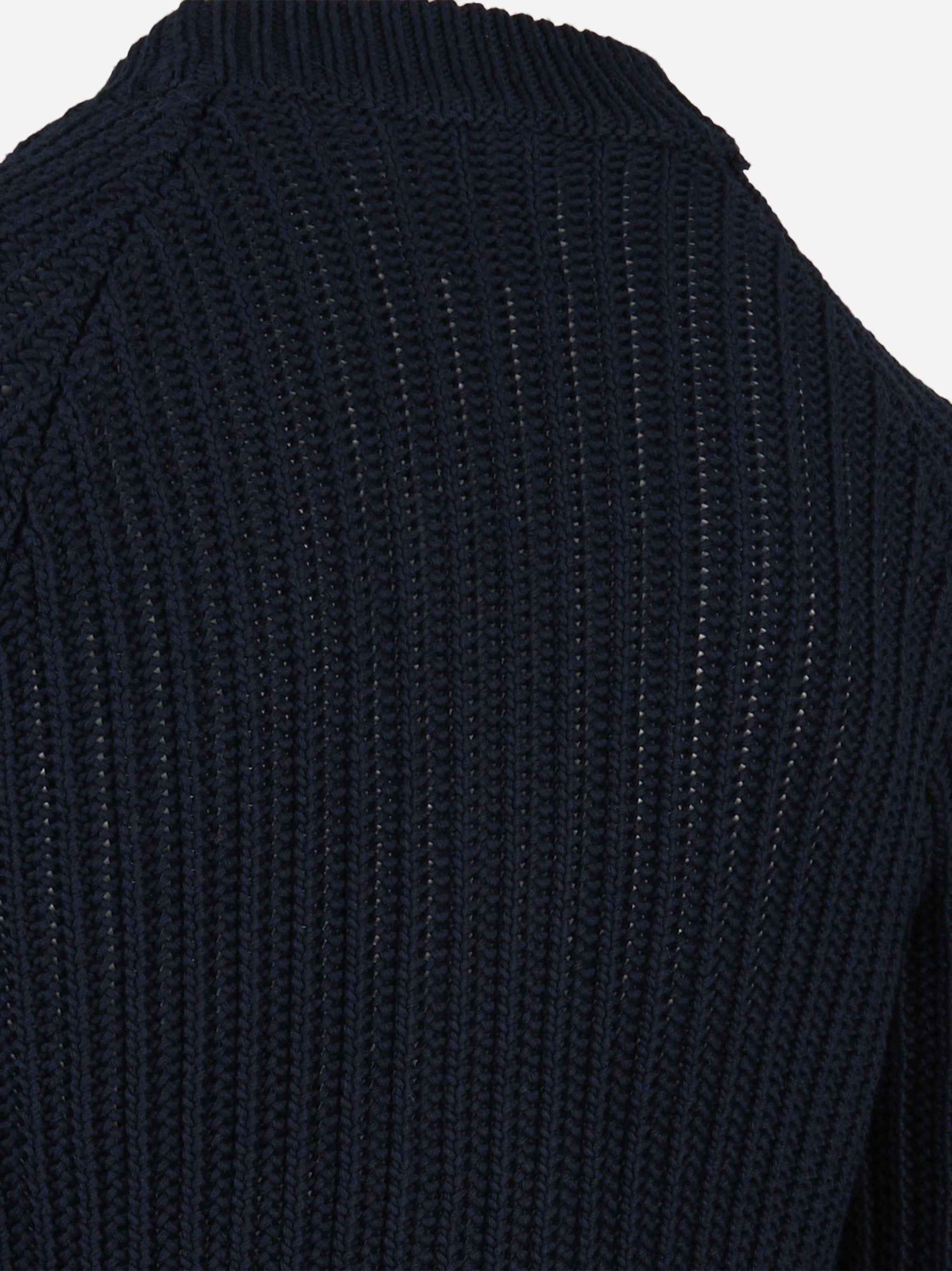 Cardigan in maglia inglese Blu