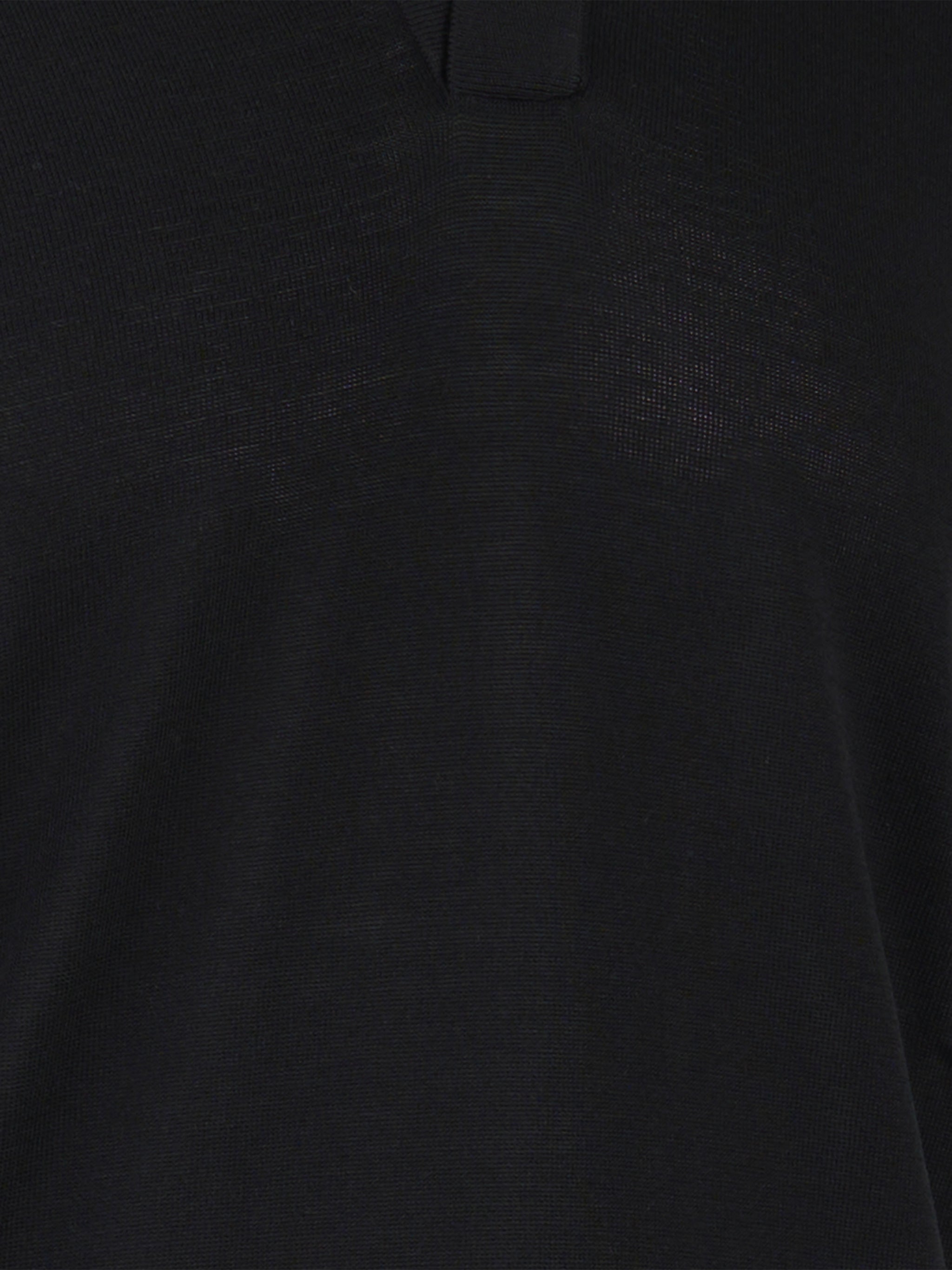 Polo tinta unita finezza 16 Nero