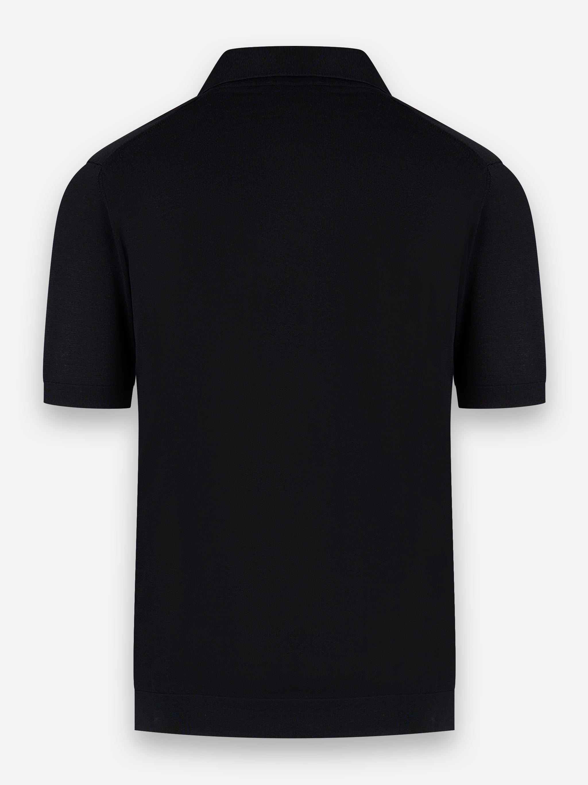 Polo tinta unita finezza 16 Nero