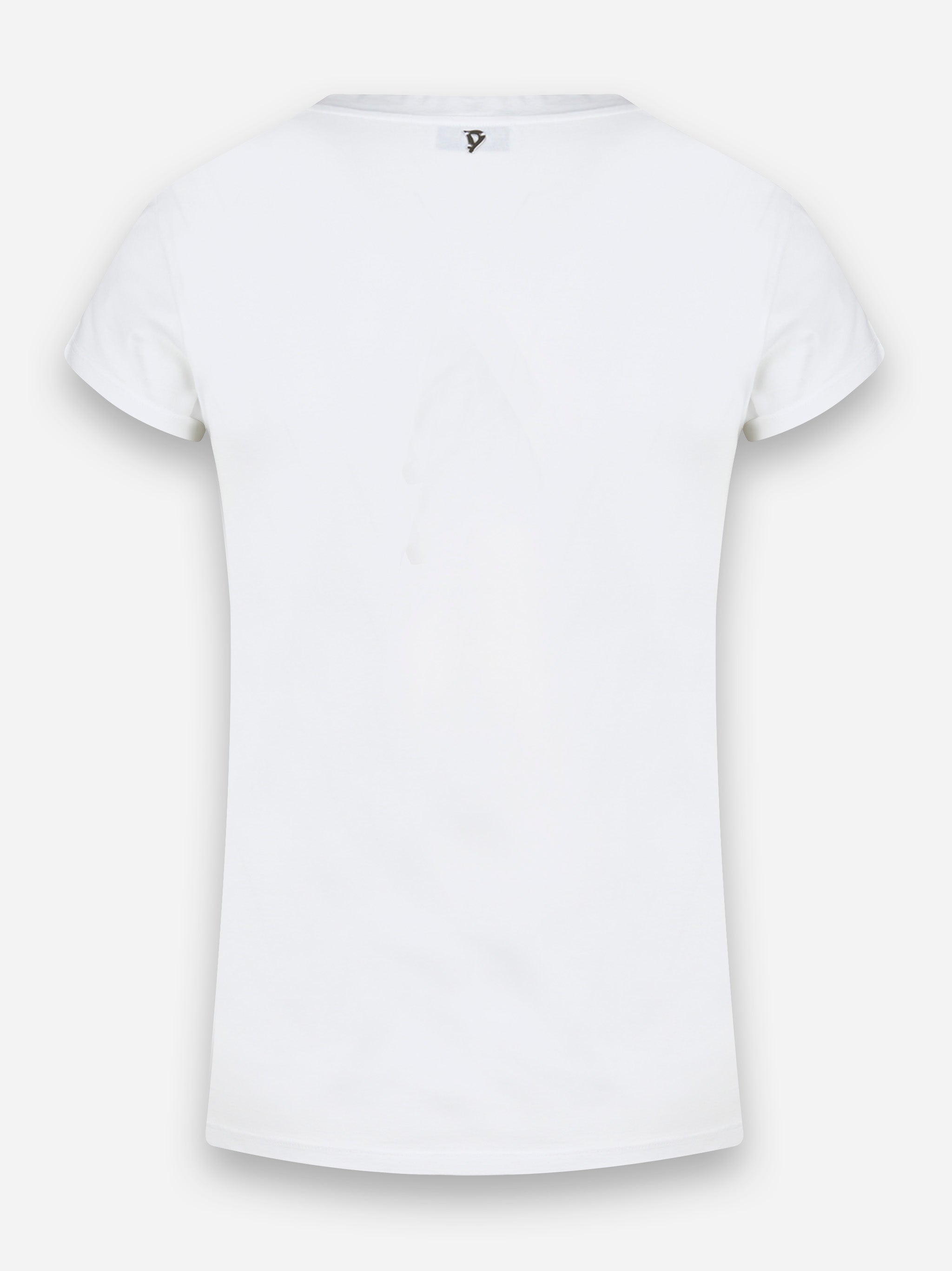 T-shirts manica corta con scollo a V Bianco