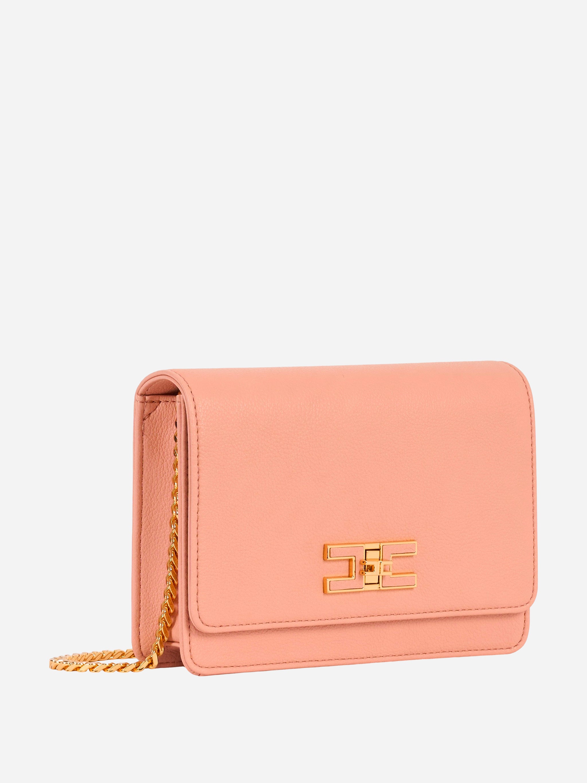 Tracolla piccola rosa con placca logo Rosa