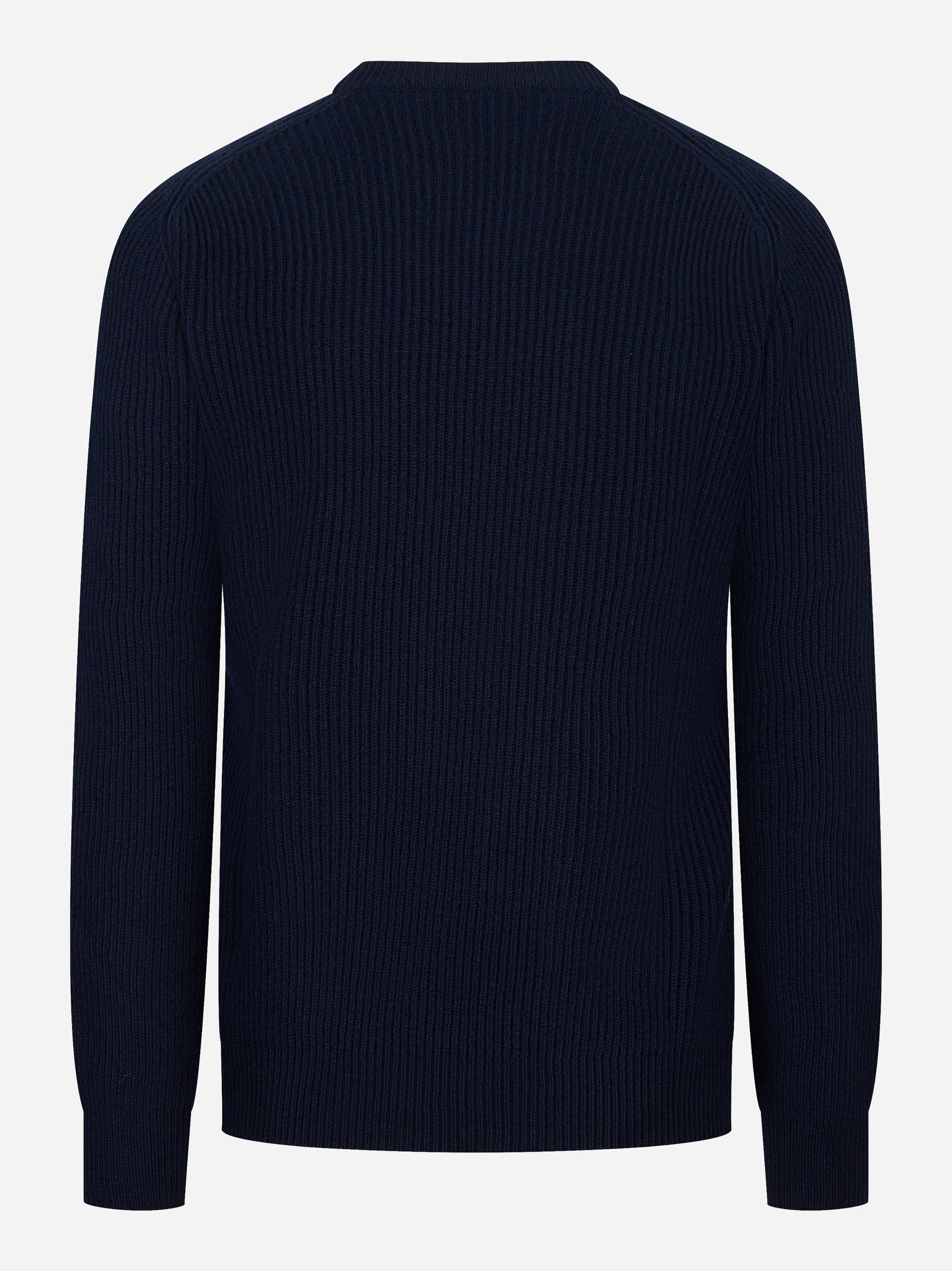 Maglia girocollo costa inglese blu