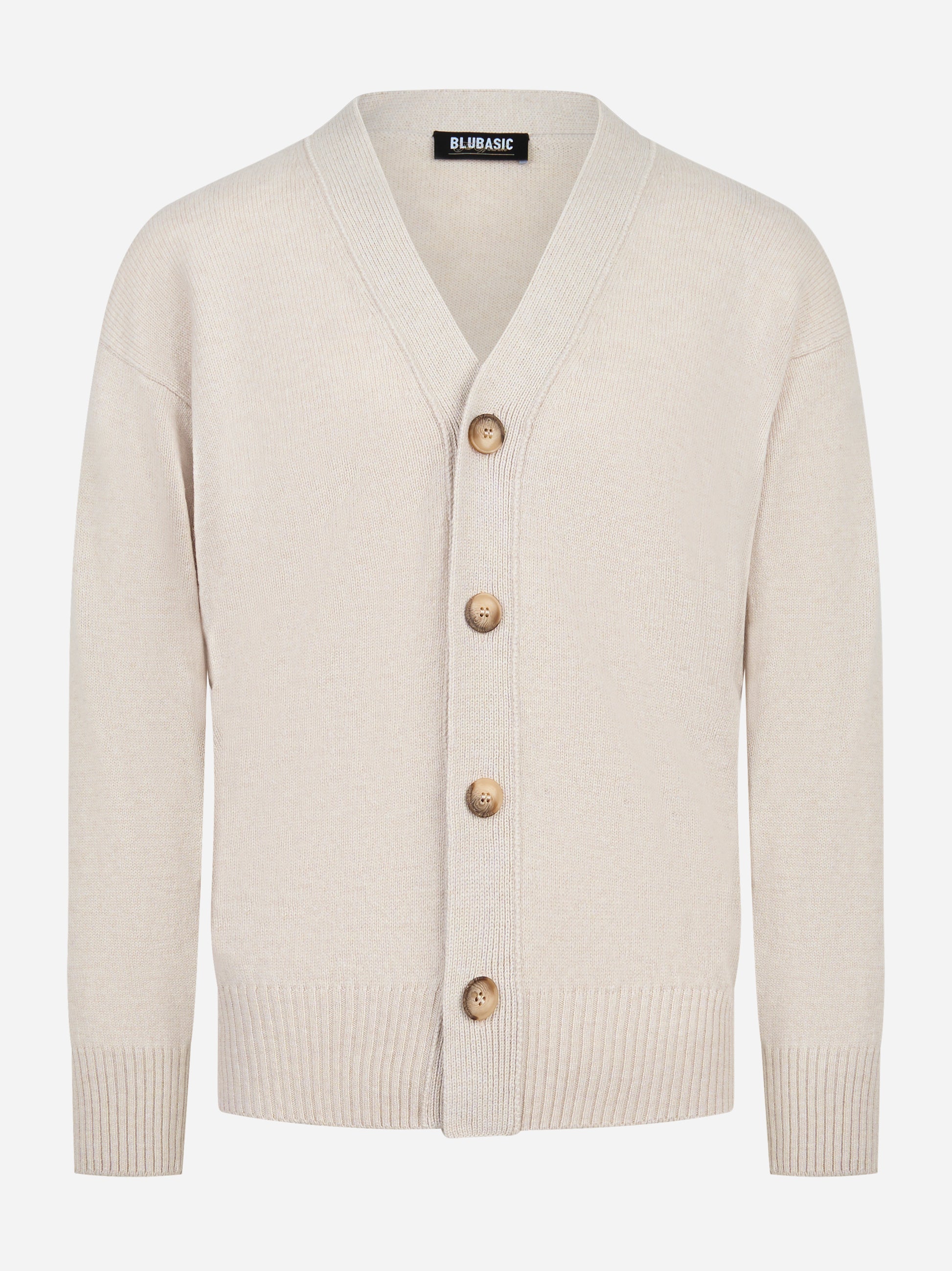 Cardigan in geelong beige