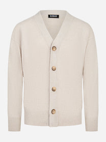 Cardigan in geelong beige
