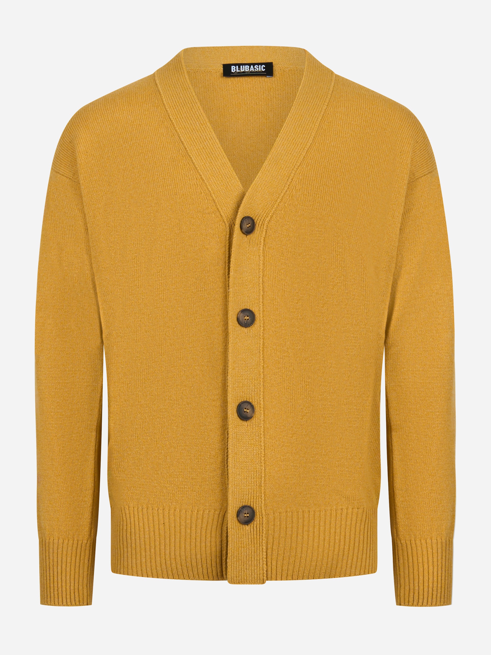 Cardigan in geelong giallo