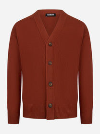 Cardigan in geelong arancione