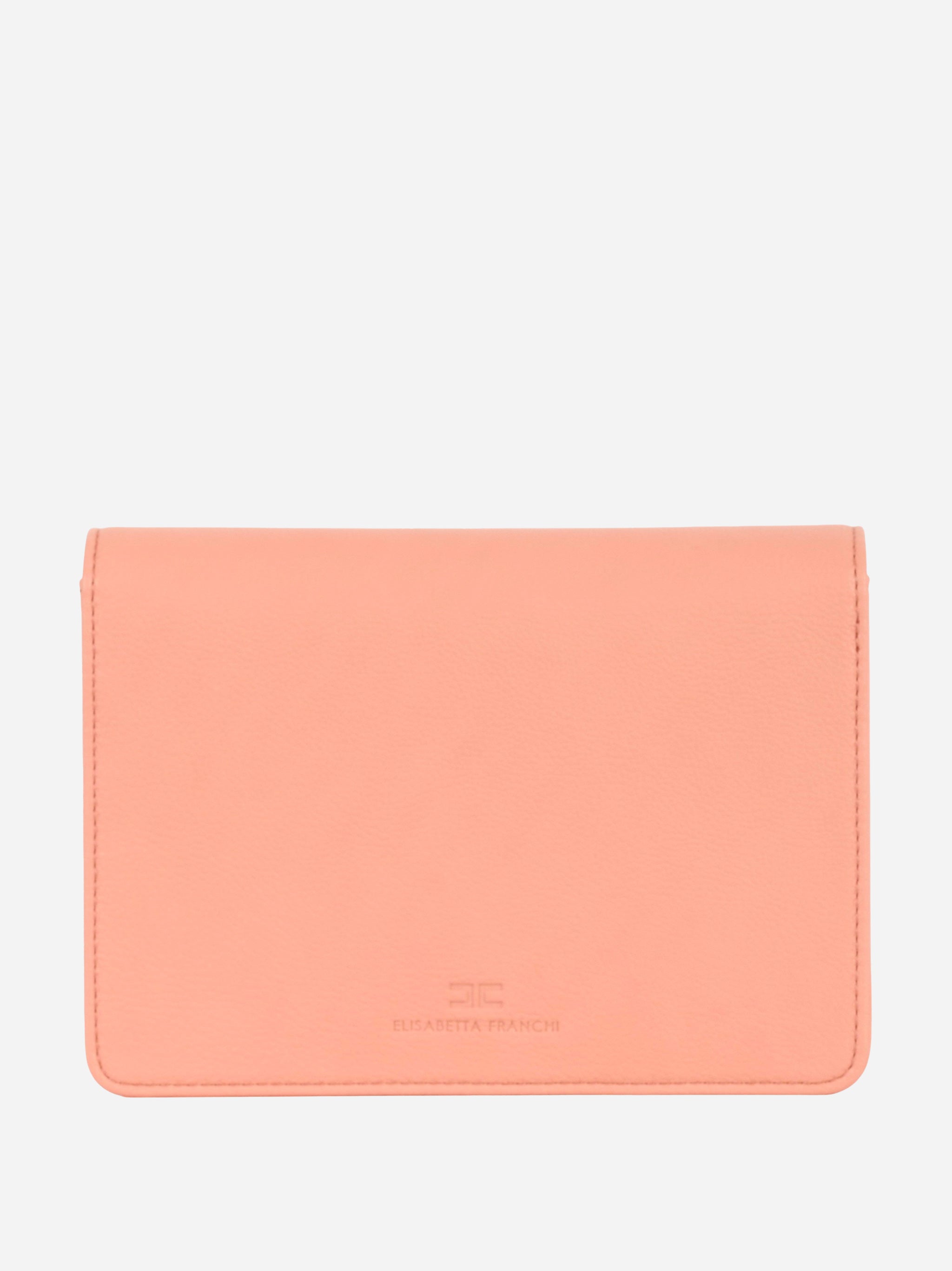 Tracolla piccola rosa con placca logo Rosa