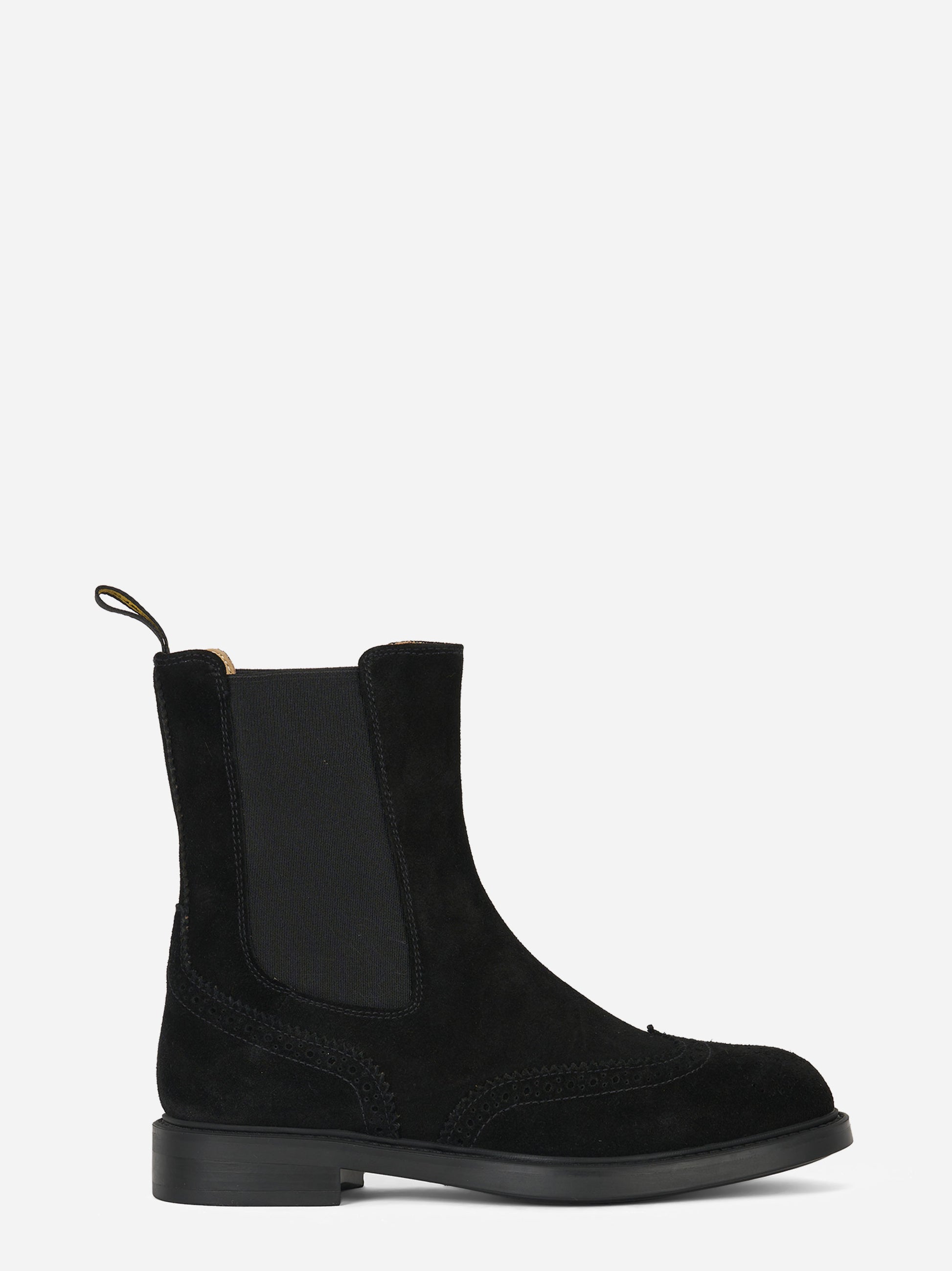Beatles in suede con fondo gomma Nero