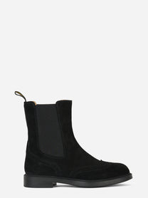 Beatles in suede con fondo gomma Nero