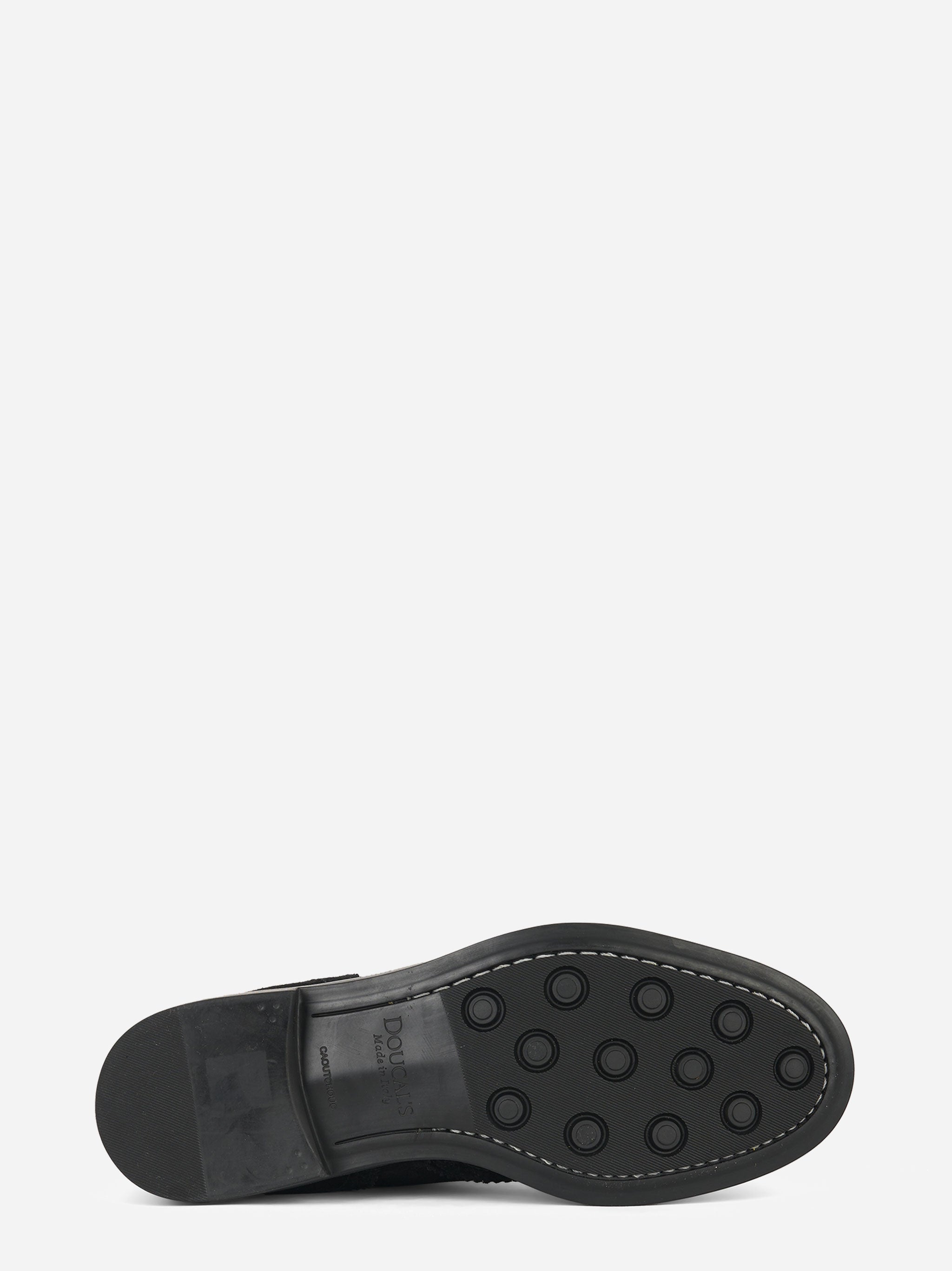 Beatles in suede con fondo gomma Nero