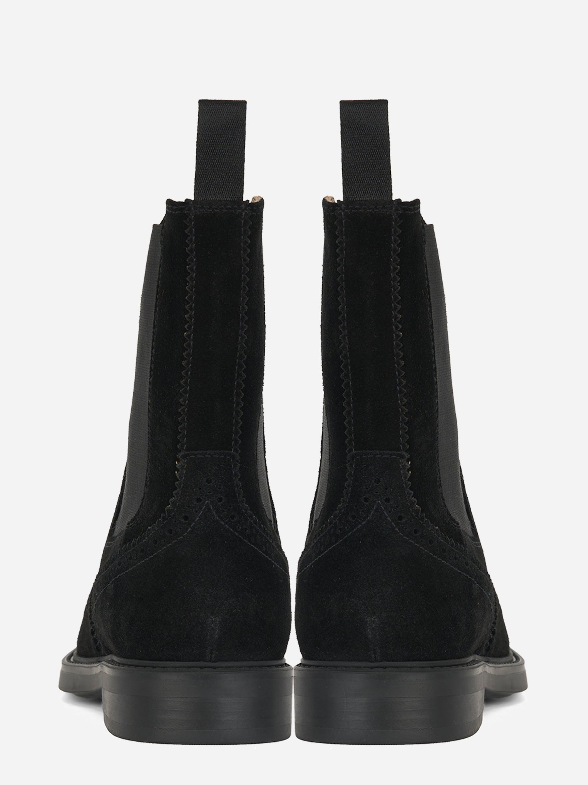 Beatles in suede con fondo gomma Nero