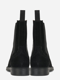 Beatles in suede con fondo gomma Nero