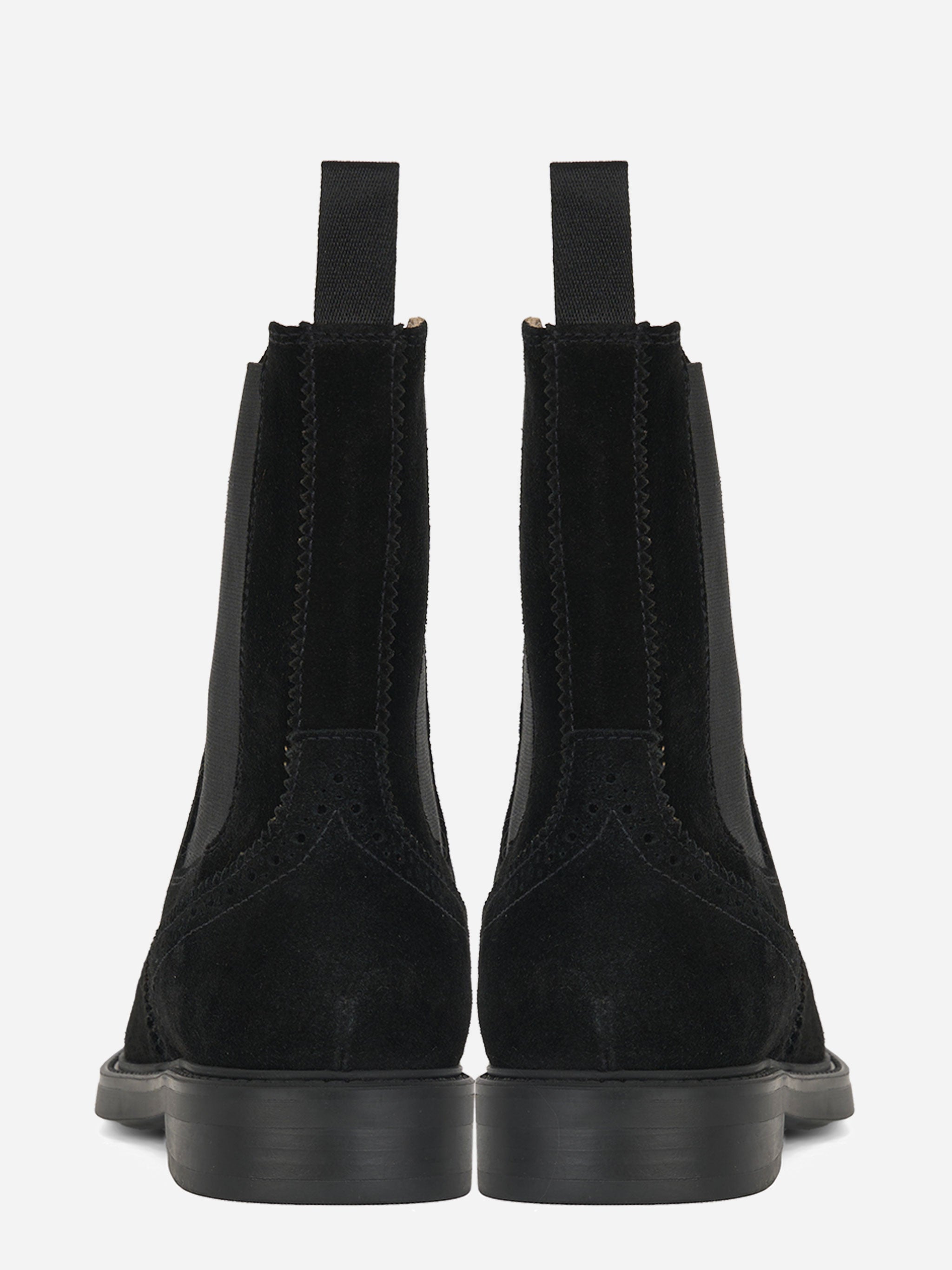 Beatles in suede con fondo gomma Nero