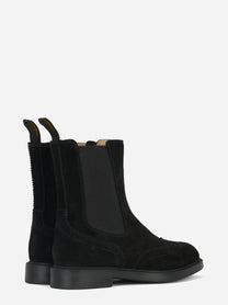 Beatles in suede con fondo gomma Nero