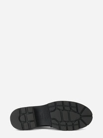 Mocassino Adler in pelle con fondo gomma Nero