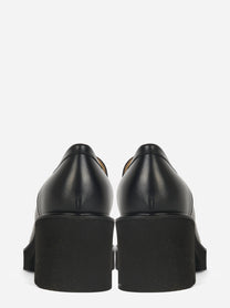 Mocassino Adler in pelle con fondo gomma Nero