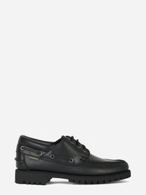 Stringata Acadia in pelle Nera